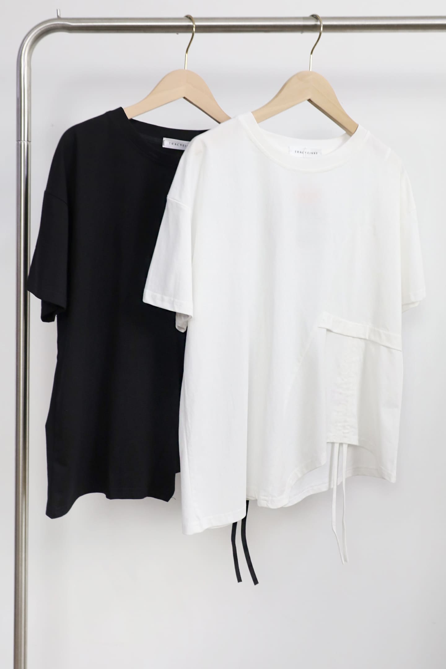 Easy By TE - Ginara Drawstring Top in White