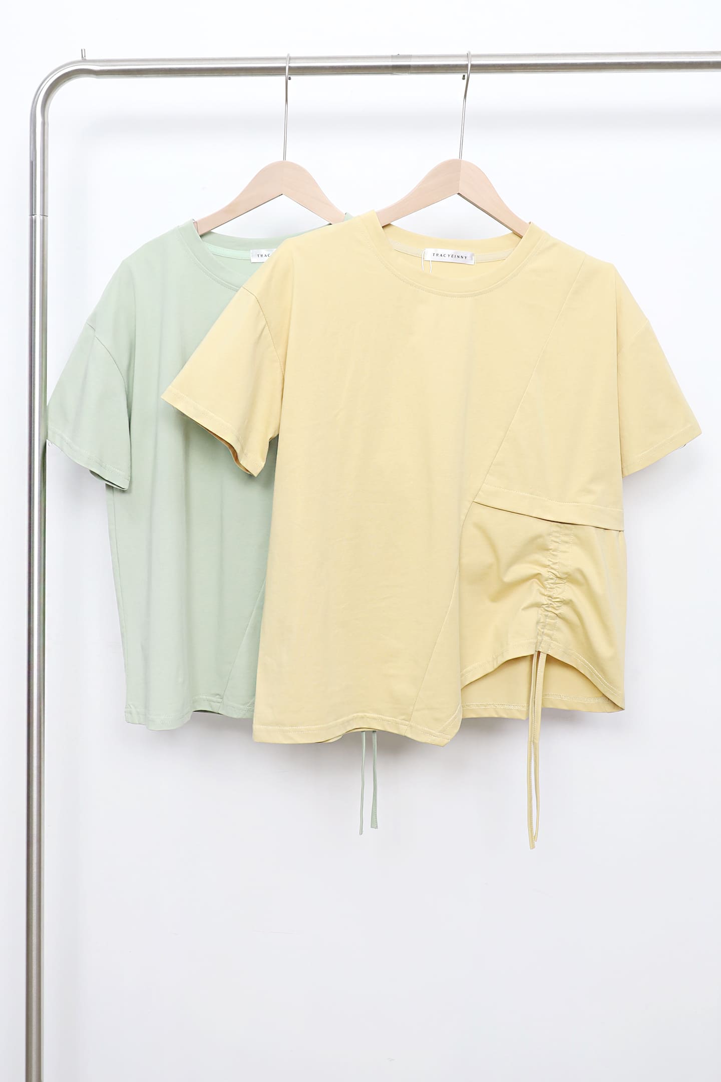 Easy By TE - Ginara Drawstring Top in Yellow
