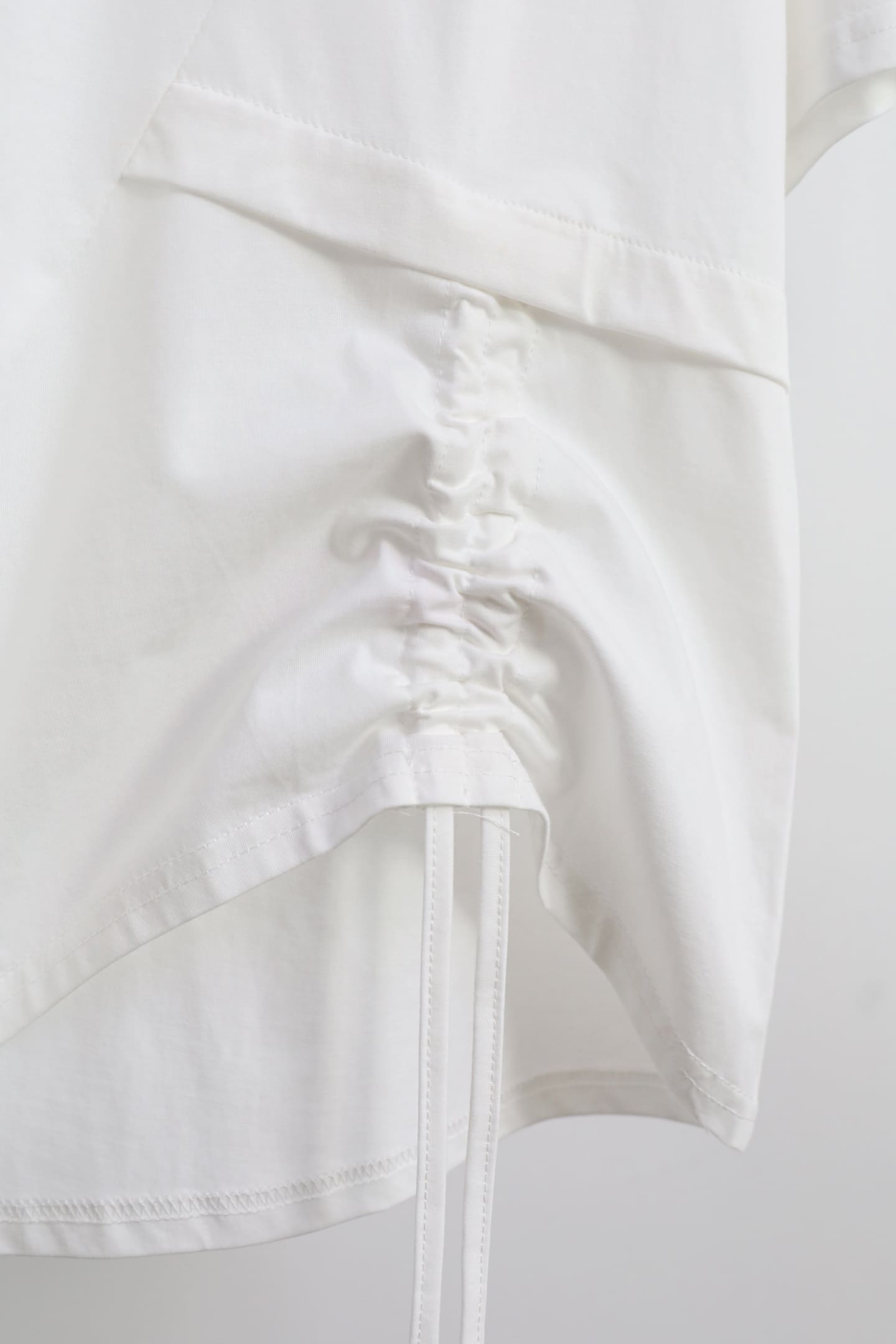 Easy By TE - Ginara Drawstring Top in White