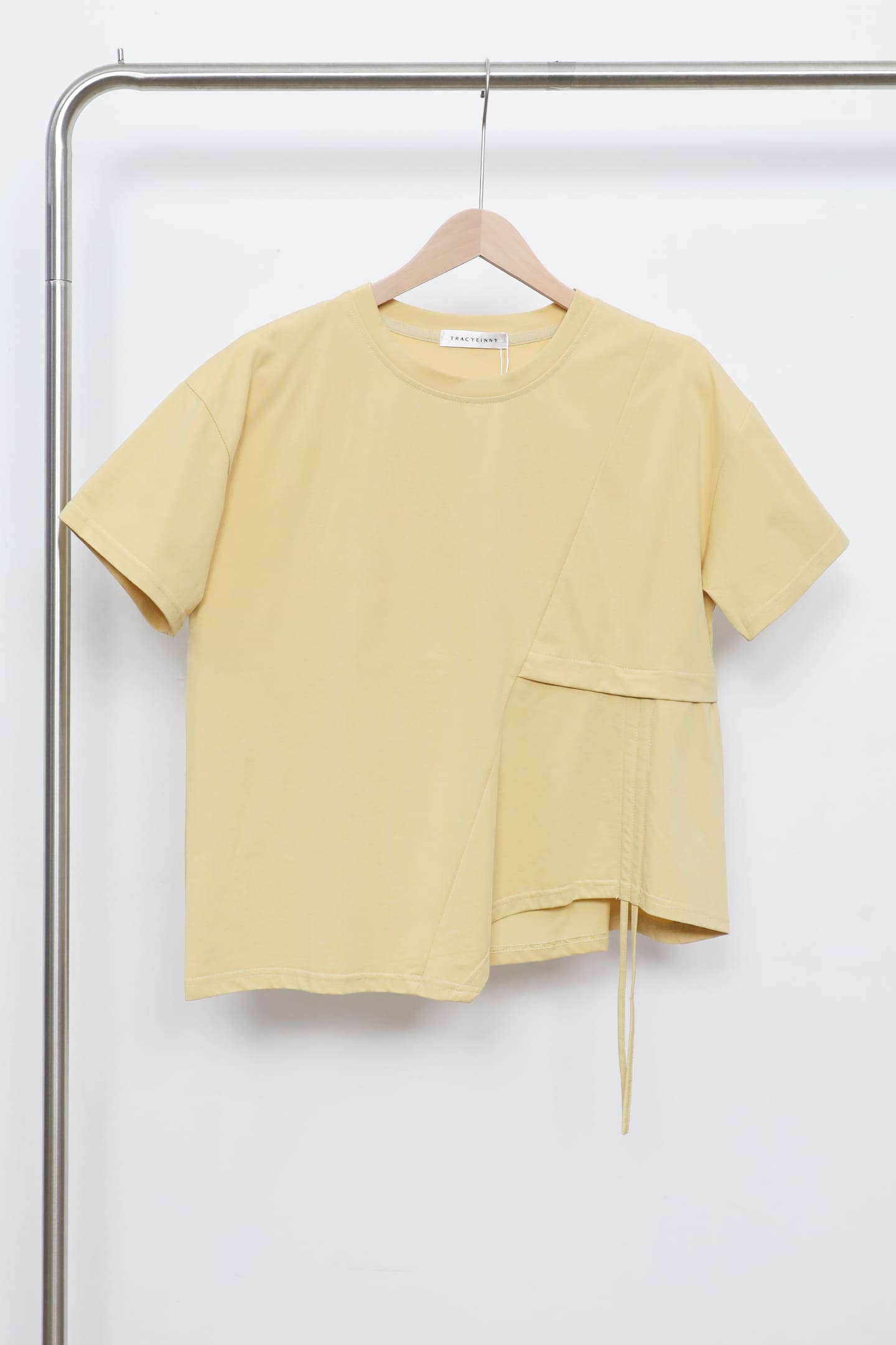 Easy By TE - Ginara Drawstring Top in Yellow