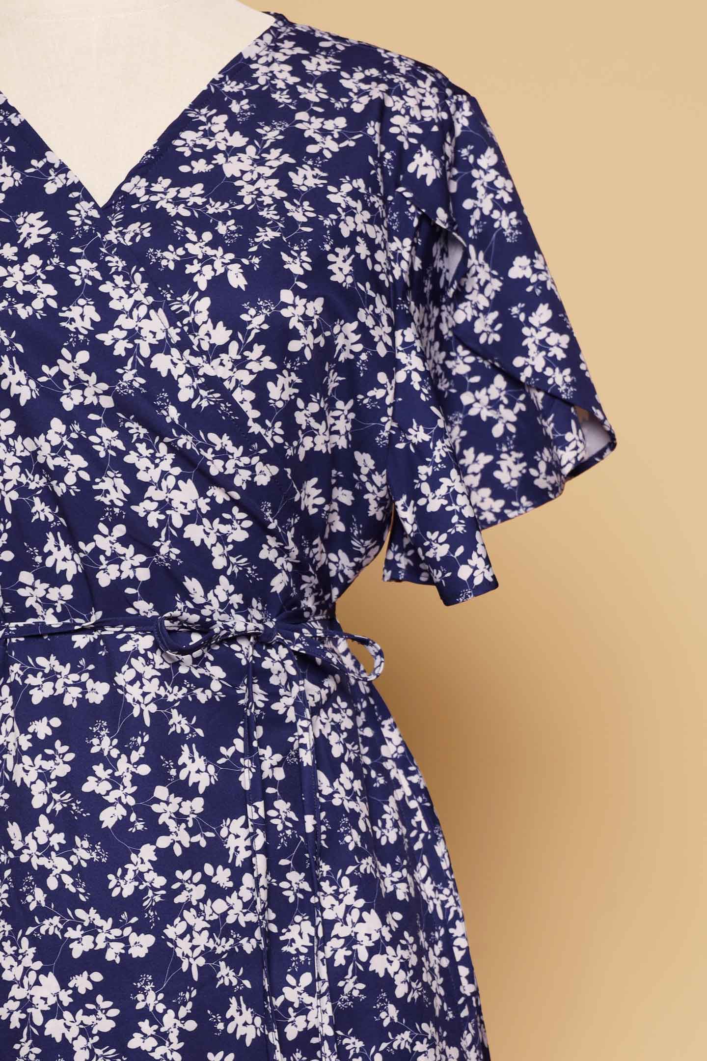 PO - Ginnie Dress in Blue Dream Garden