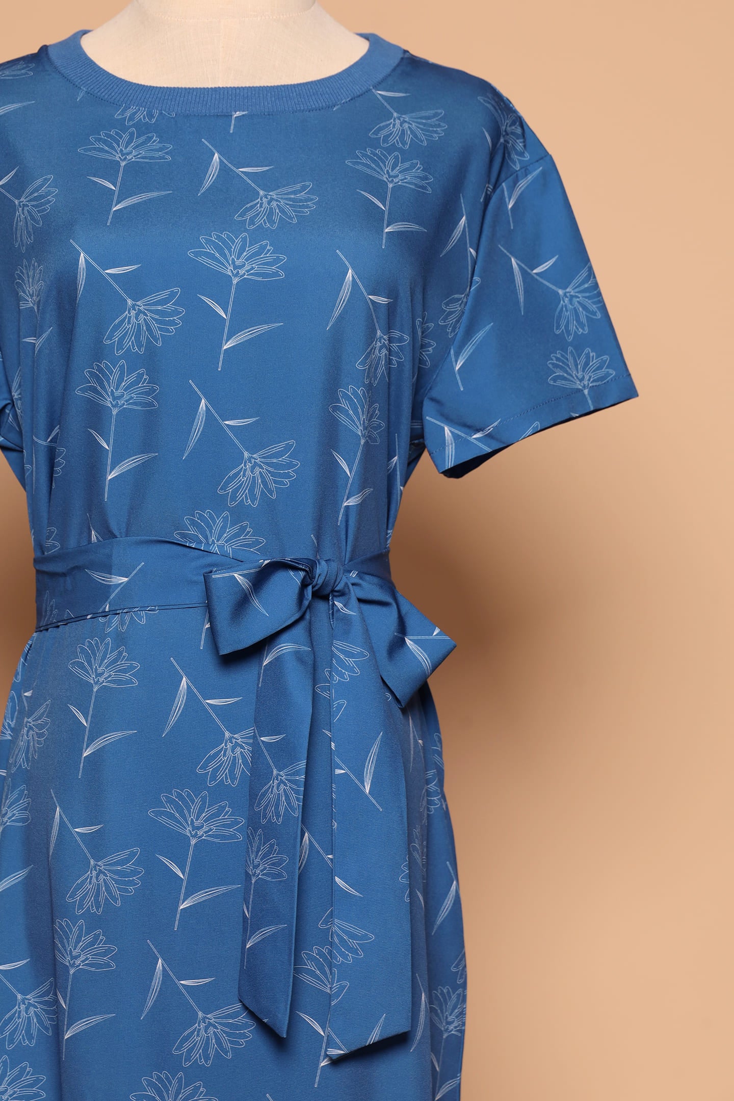 PO - Gisele Dress in Blue Botanic