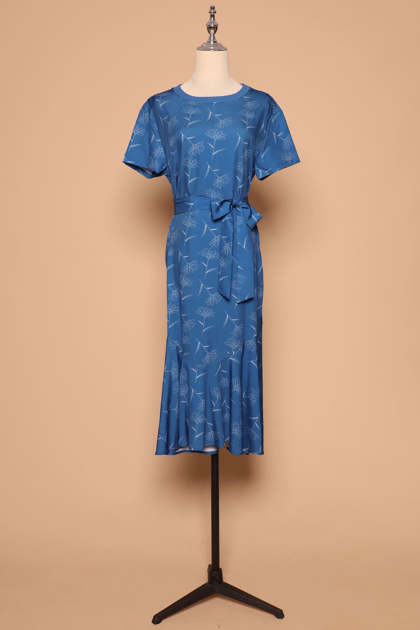 PO - Gisele Dress in Blue Botanic