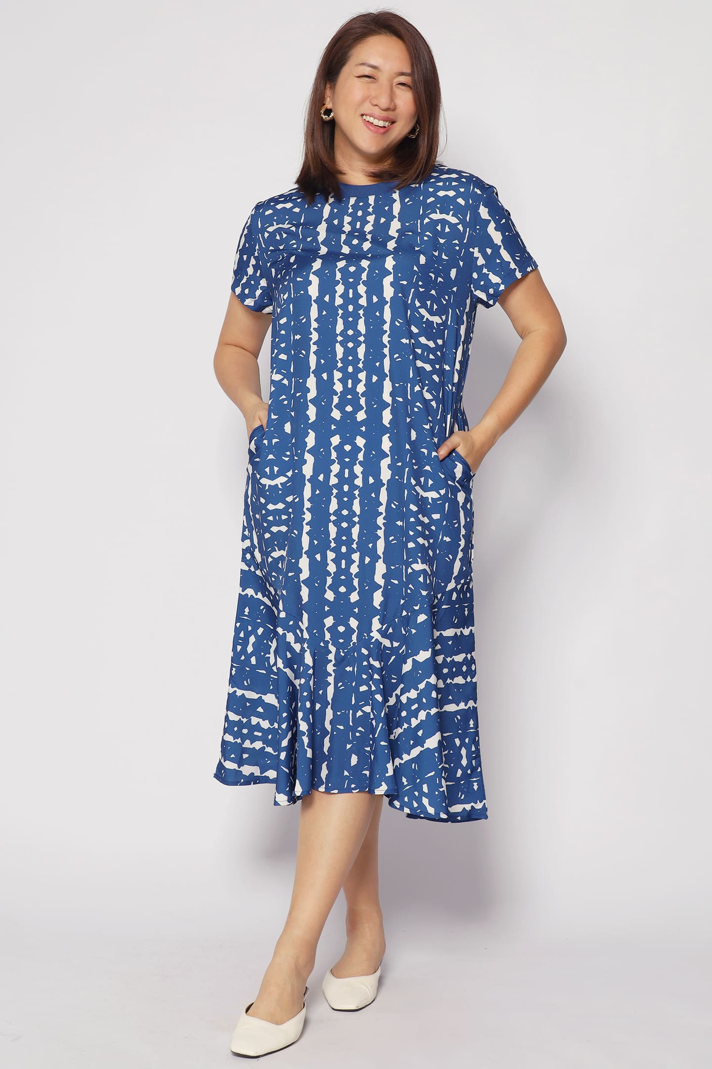 Gisele Dress in Blue Madrid