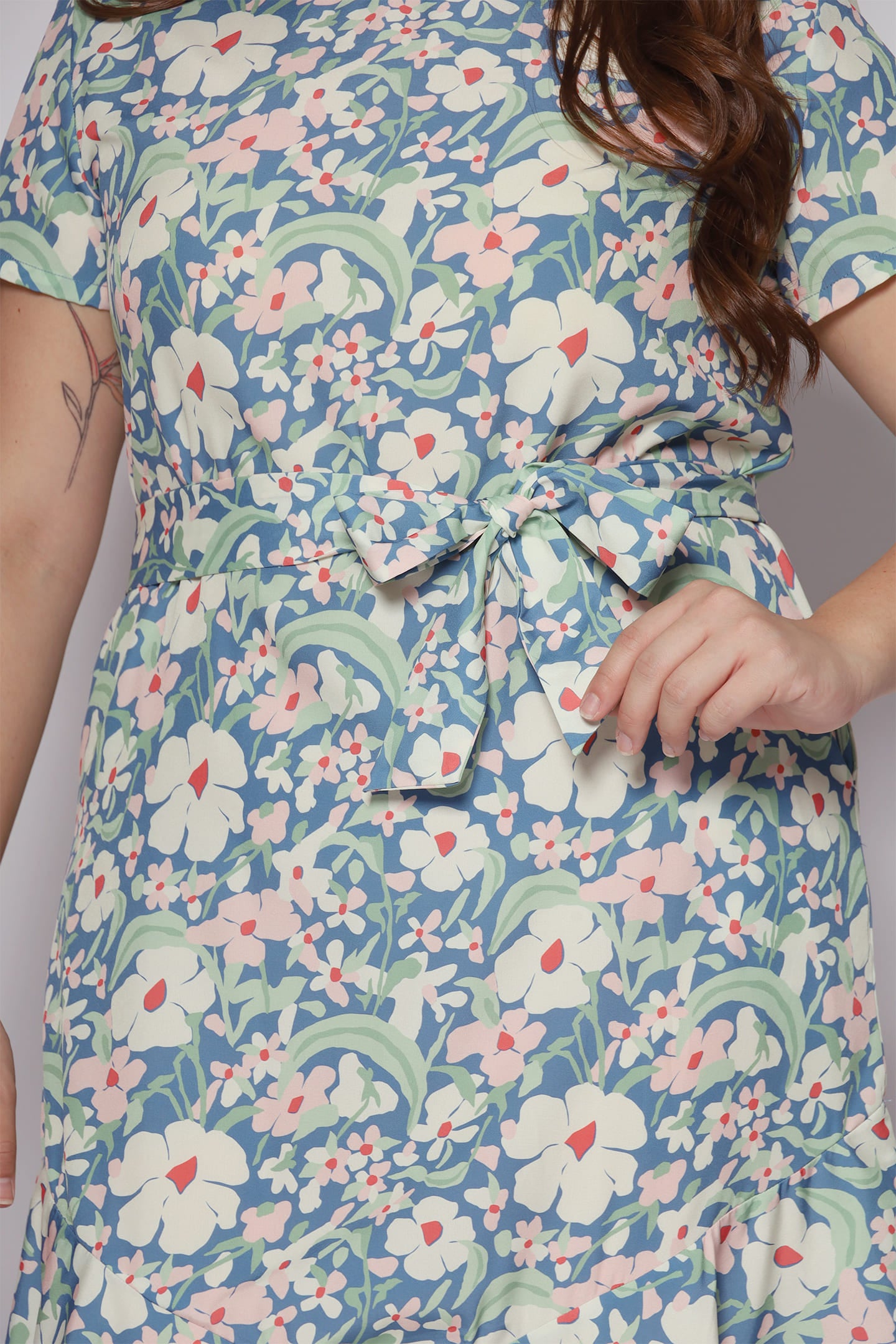 Gisele Dress in Blue Posy