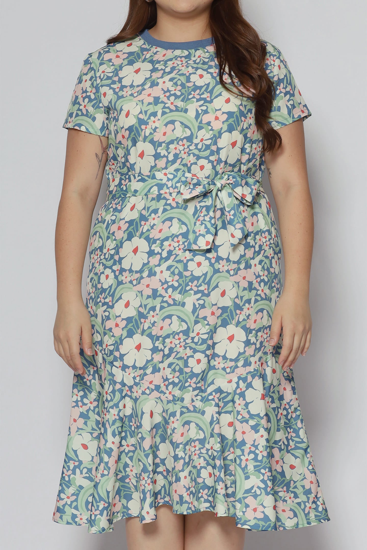 Gisele Dress in Blue Posy