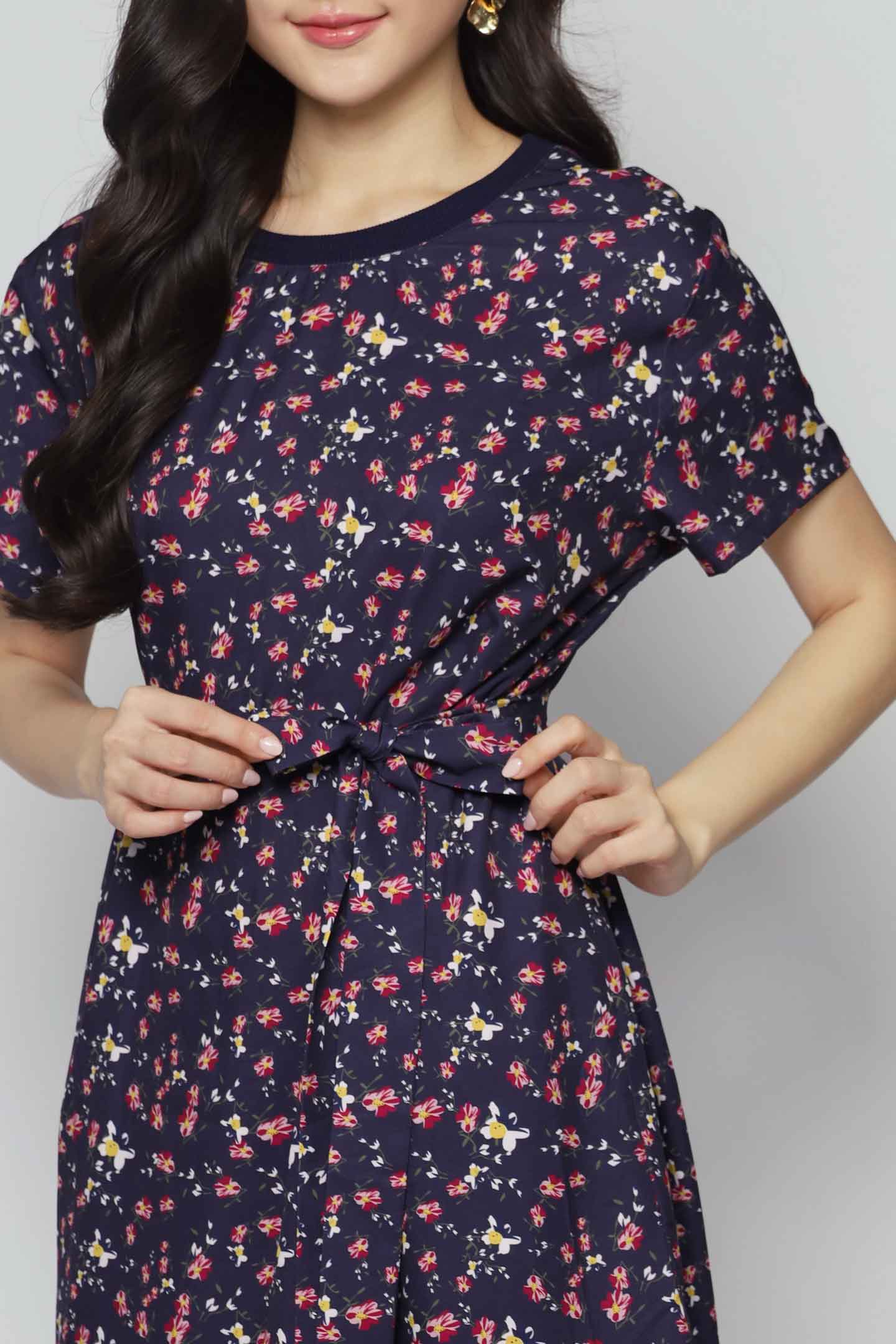 Gisele Dress in Floral Pop