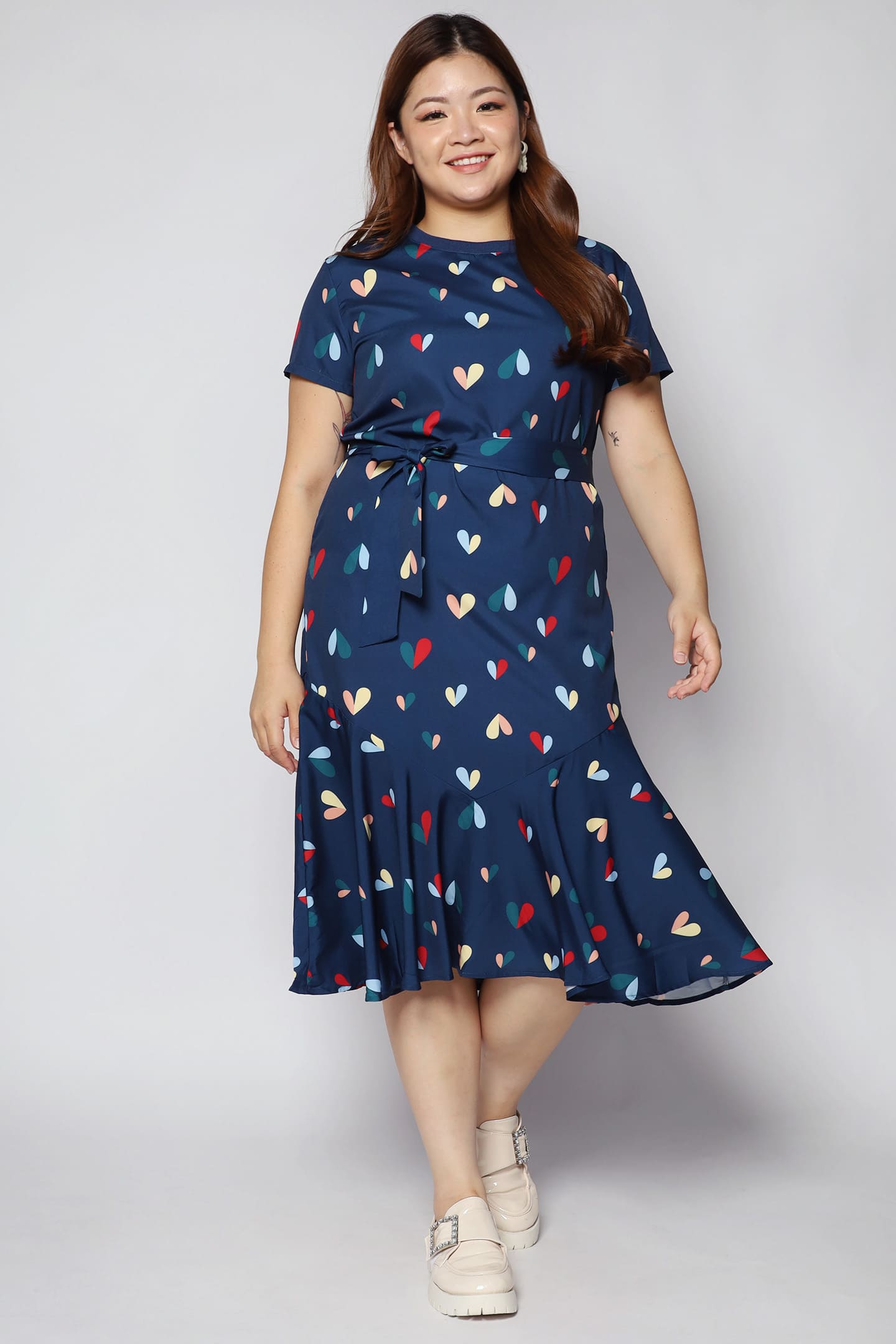 Gisele Dress in Hearts