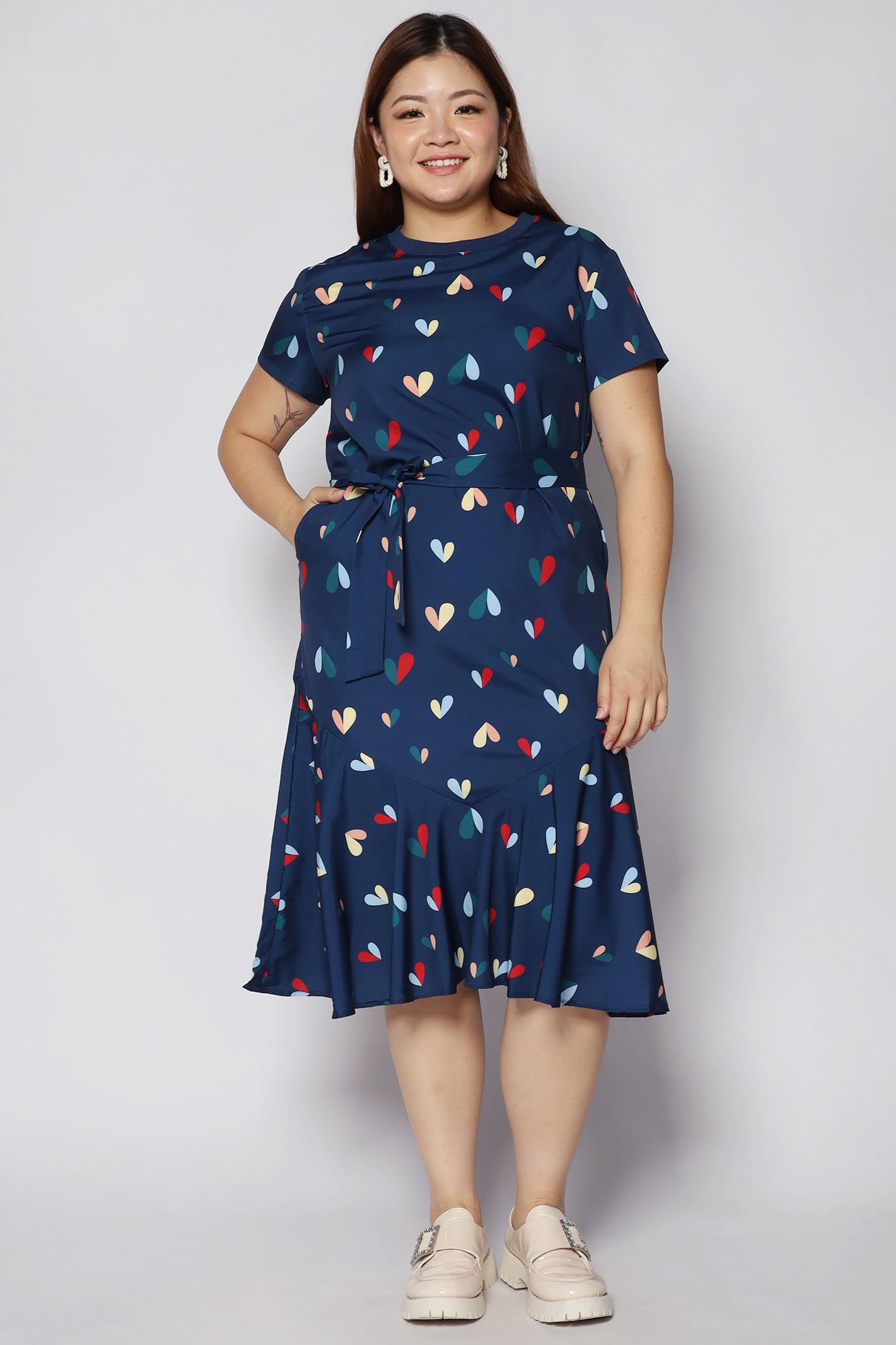 Gisele Dress in Hearts