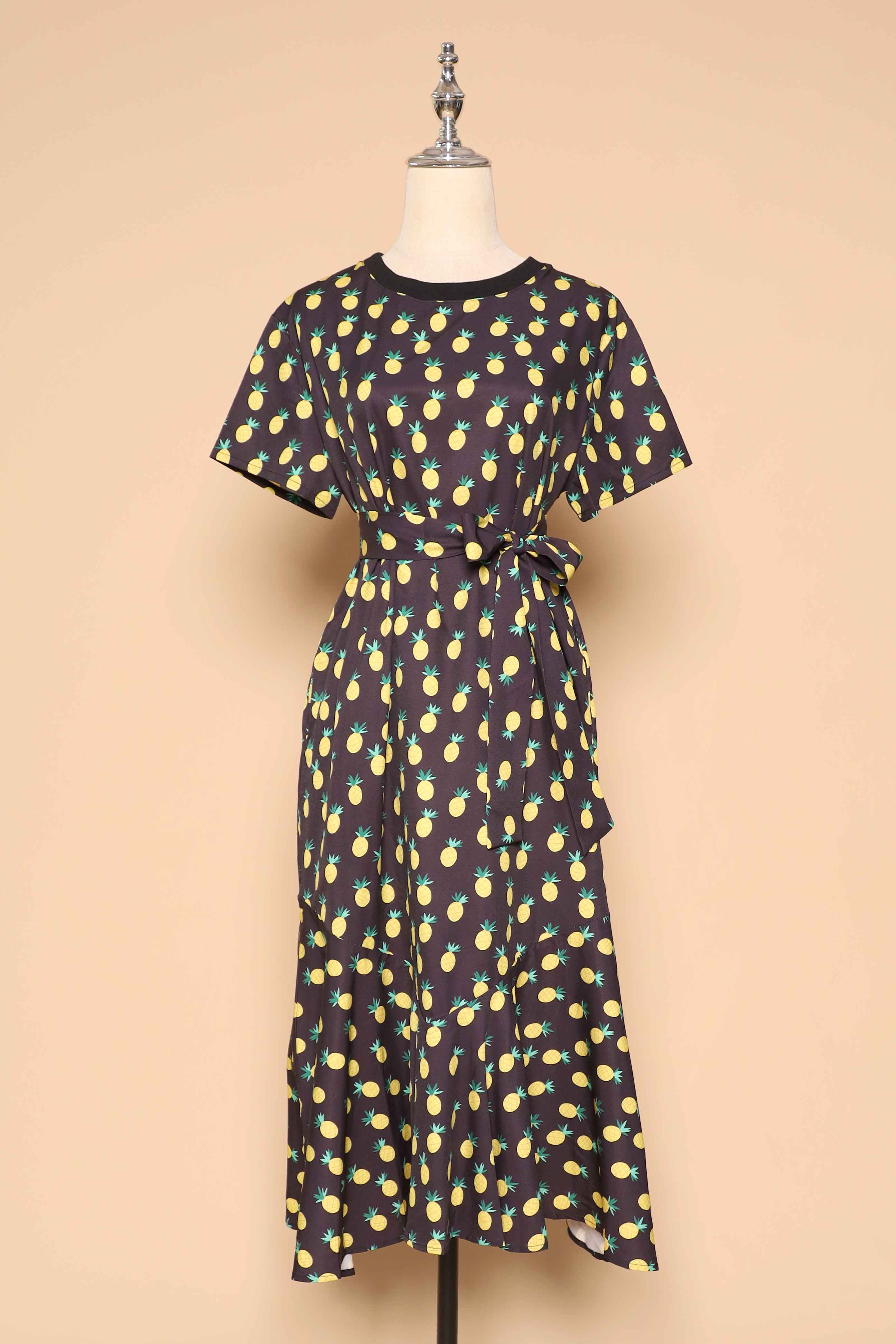 PO - Gisele Dress in Pineapple Parade