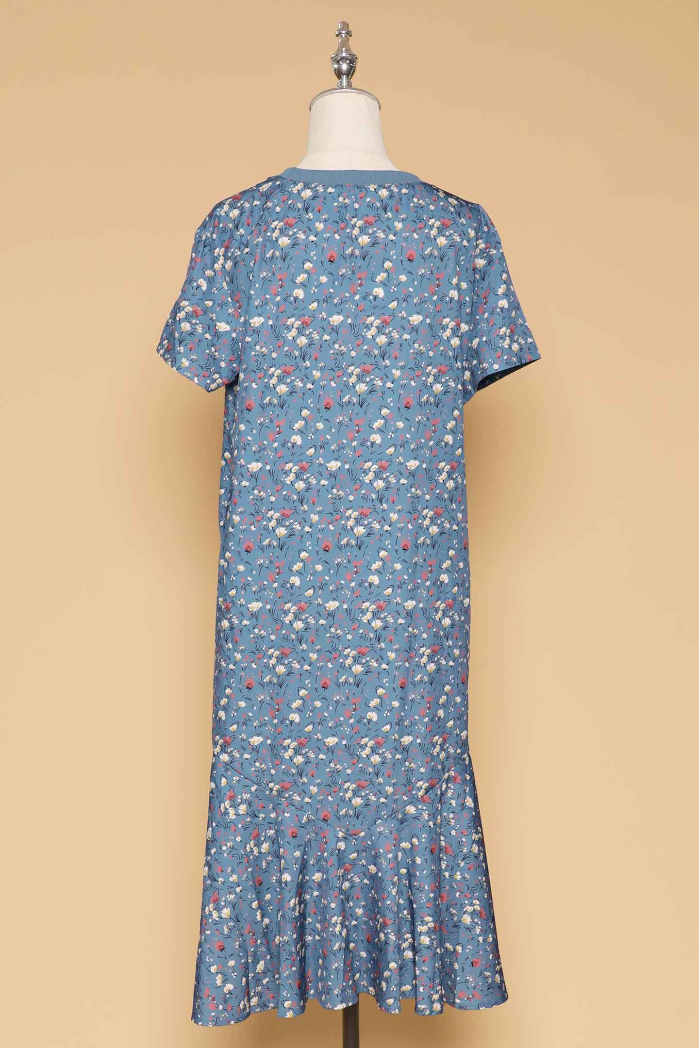 Gisele Dress in Thriving Blue Floral