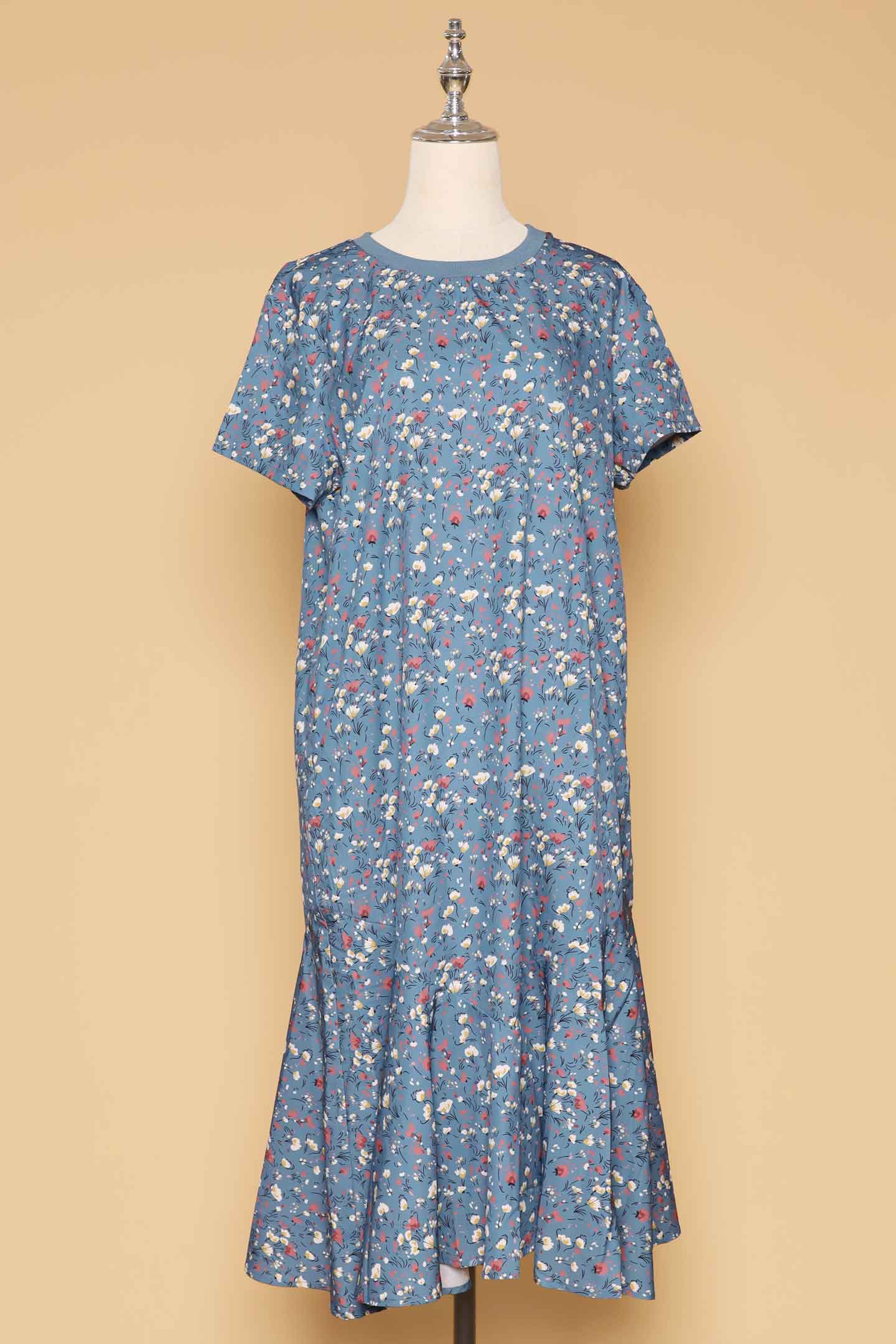 Gisele Dress in Thriving Blue Floral