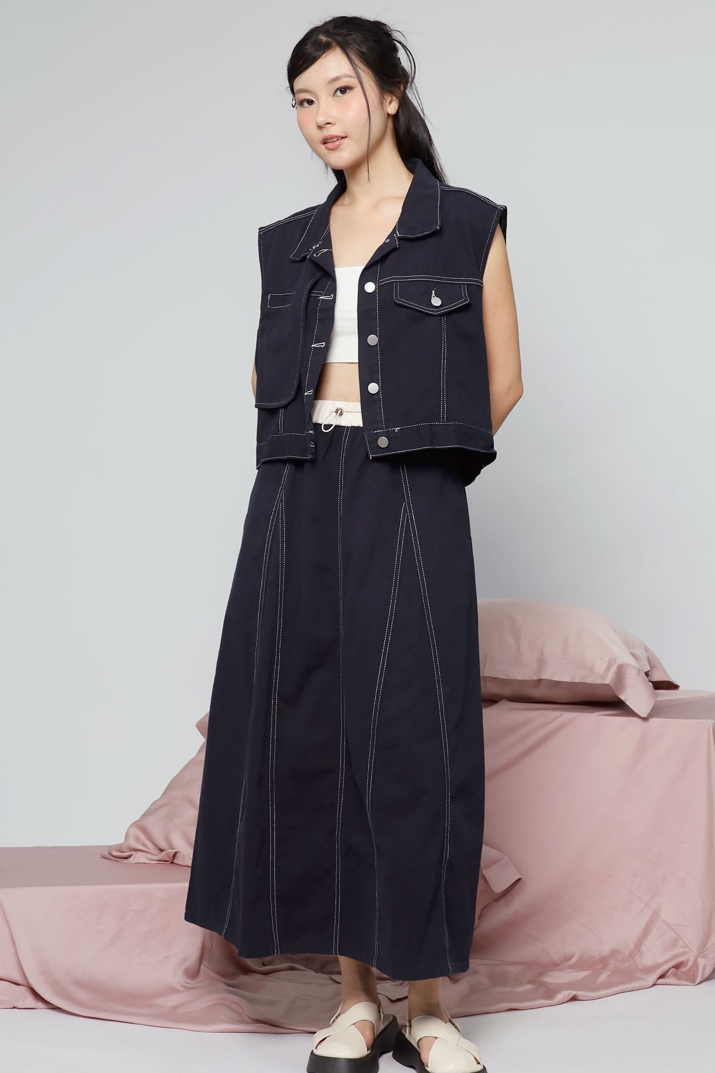 JOY - Glad 2 in 1 Vest and Skirt Set