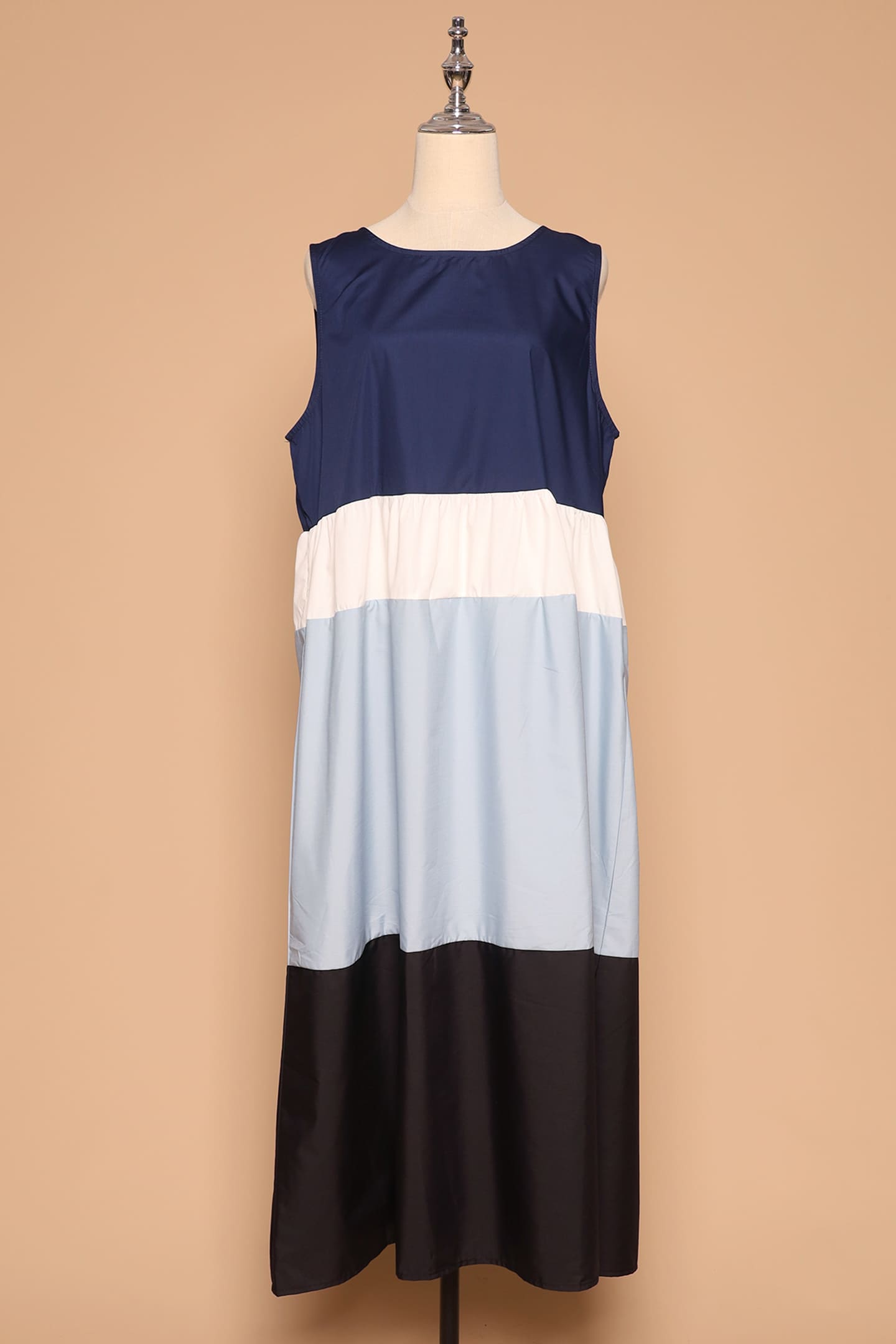 PO - Gracie Colourblock Dress in Blue