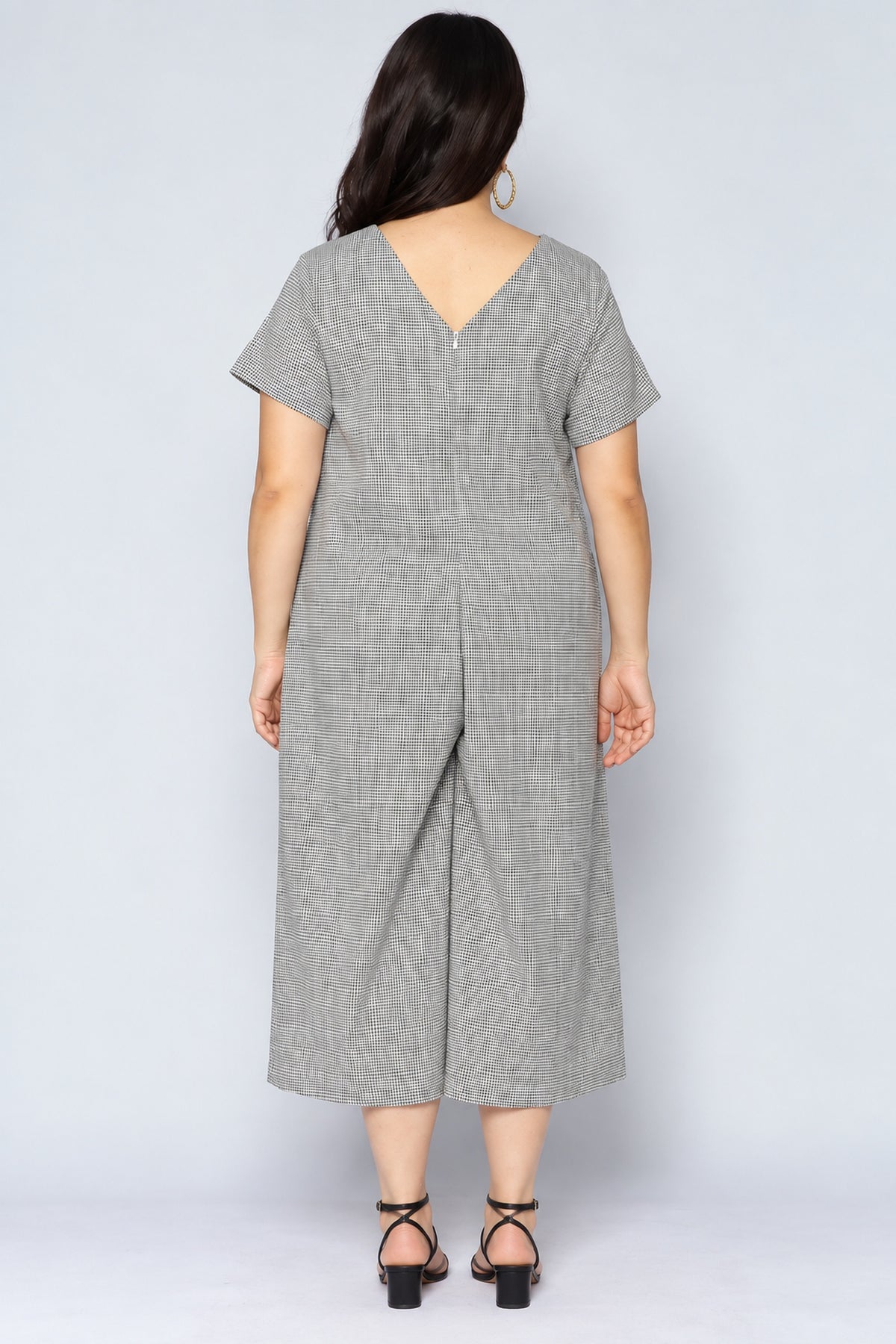 Shirokuro Jumpsuit in Classic Gingham