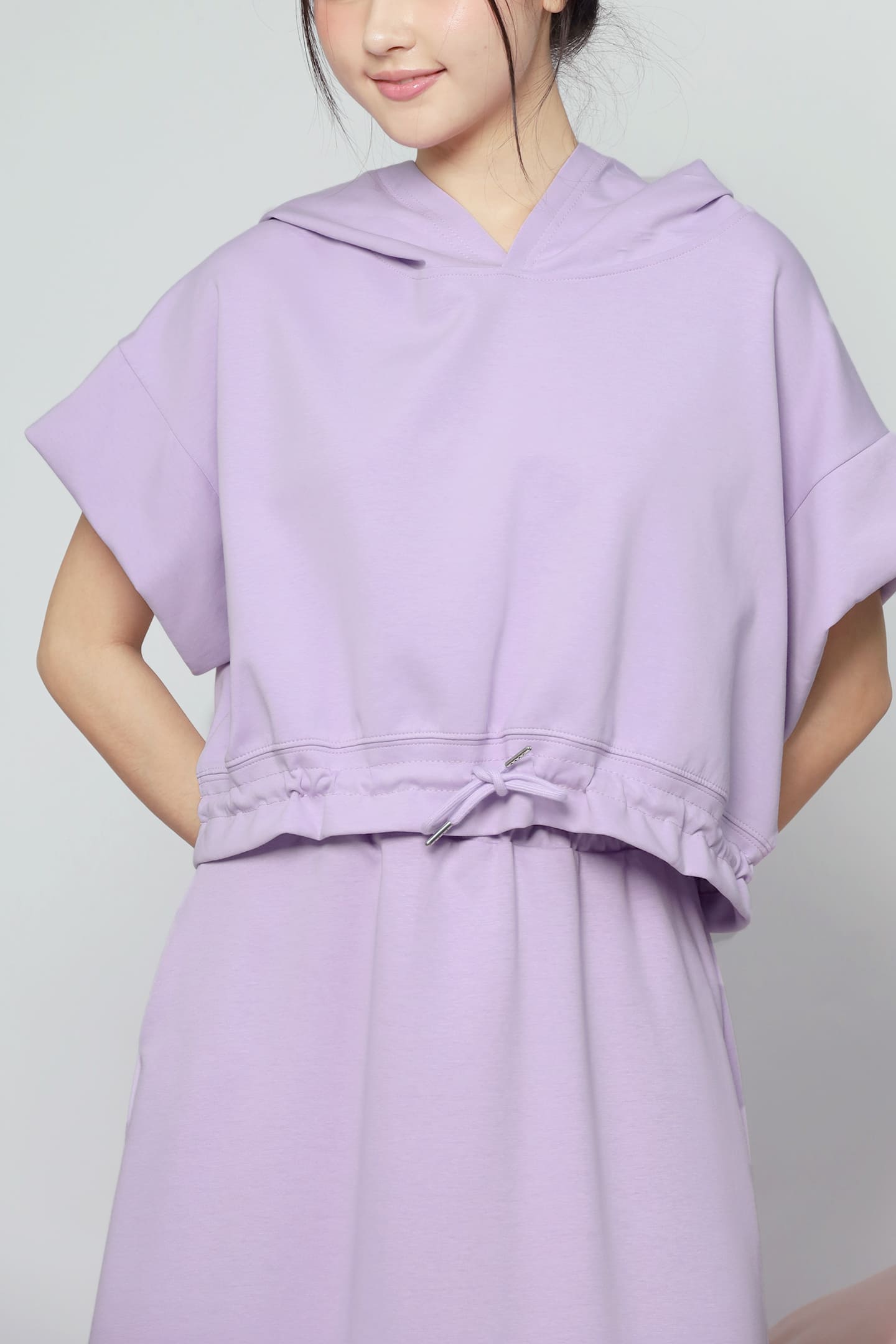 JOY - Hanny 2 in 1 Top and Skirt Set in Purple