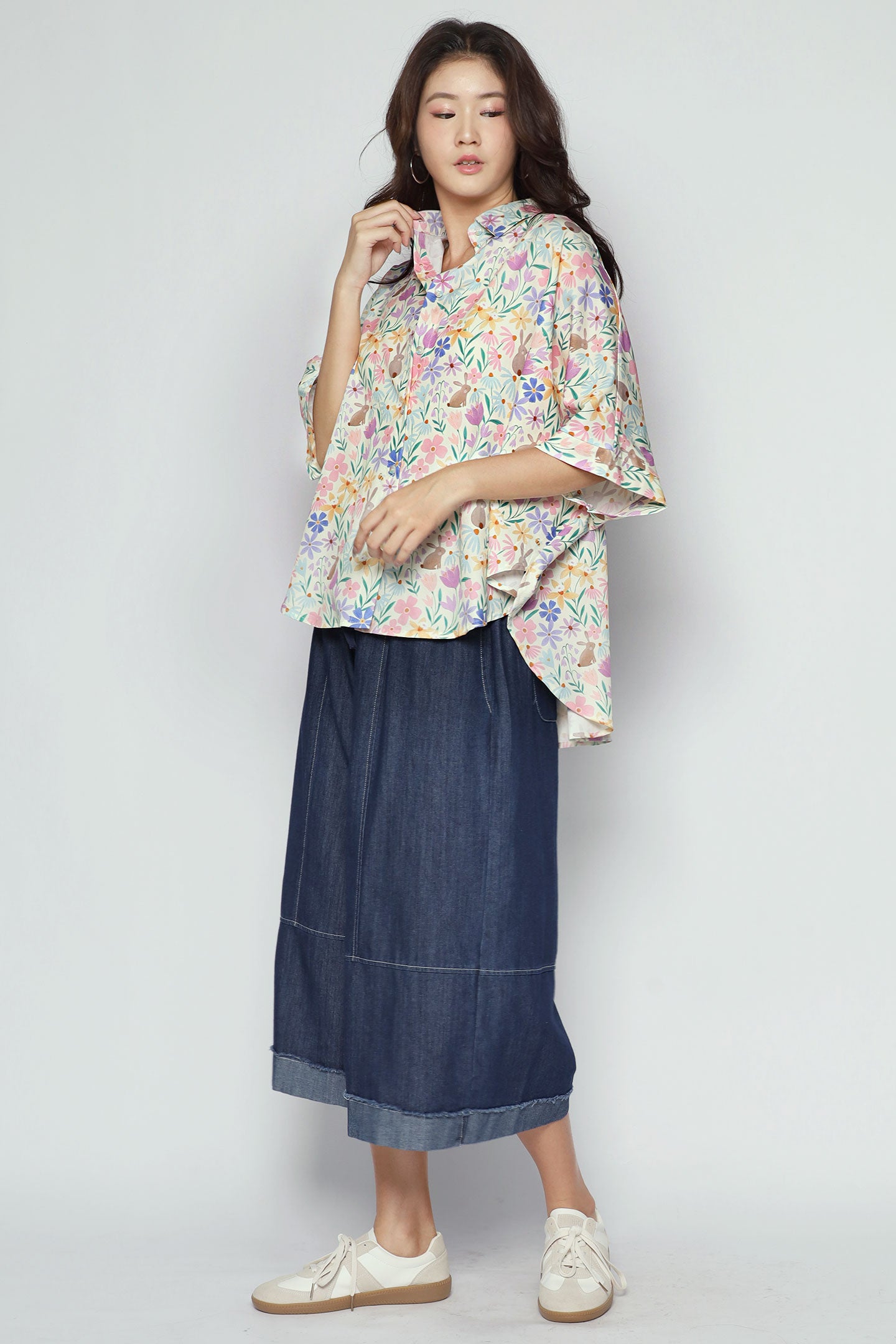 Backorders - Hans Shirt in Bloom Bunny