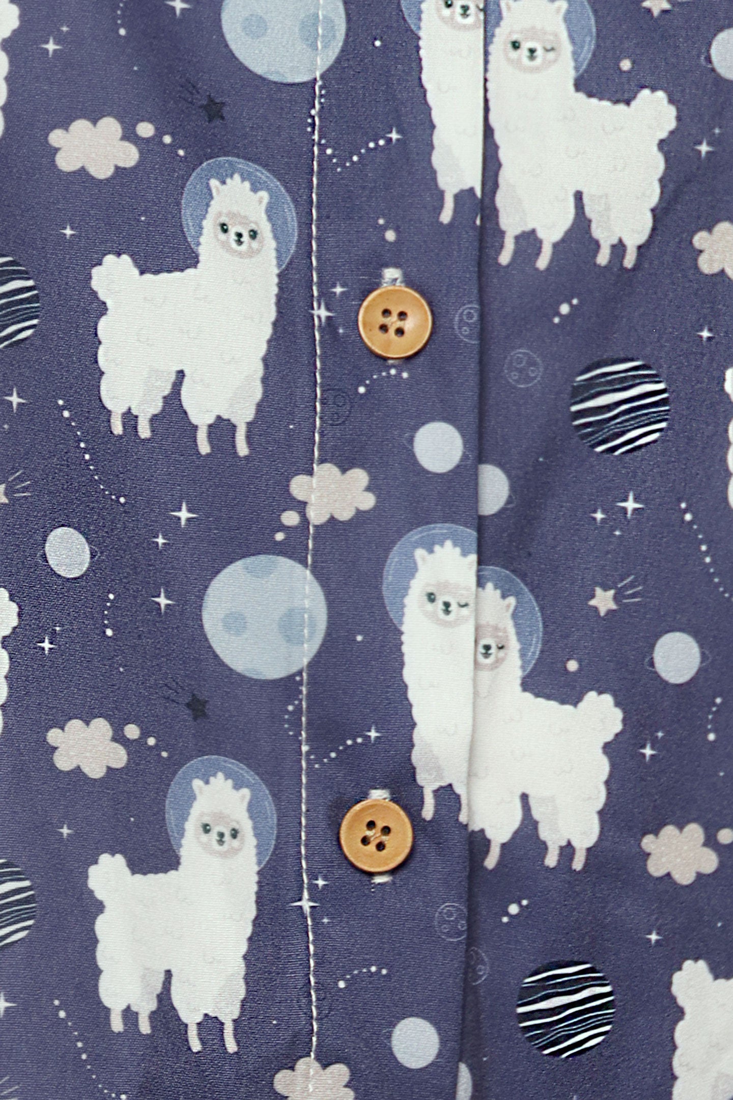 Hans Shirt in Blue Alpaca Land