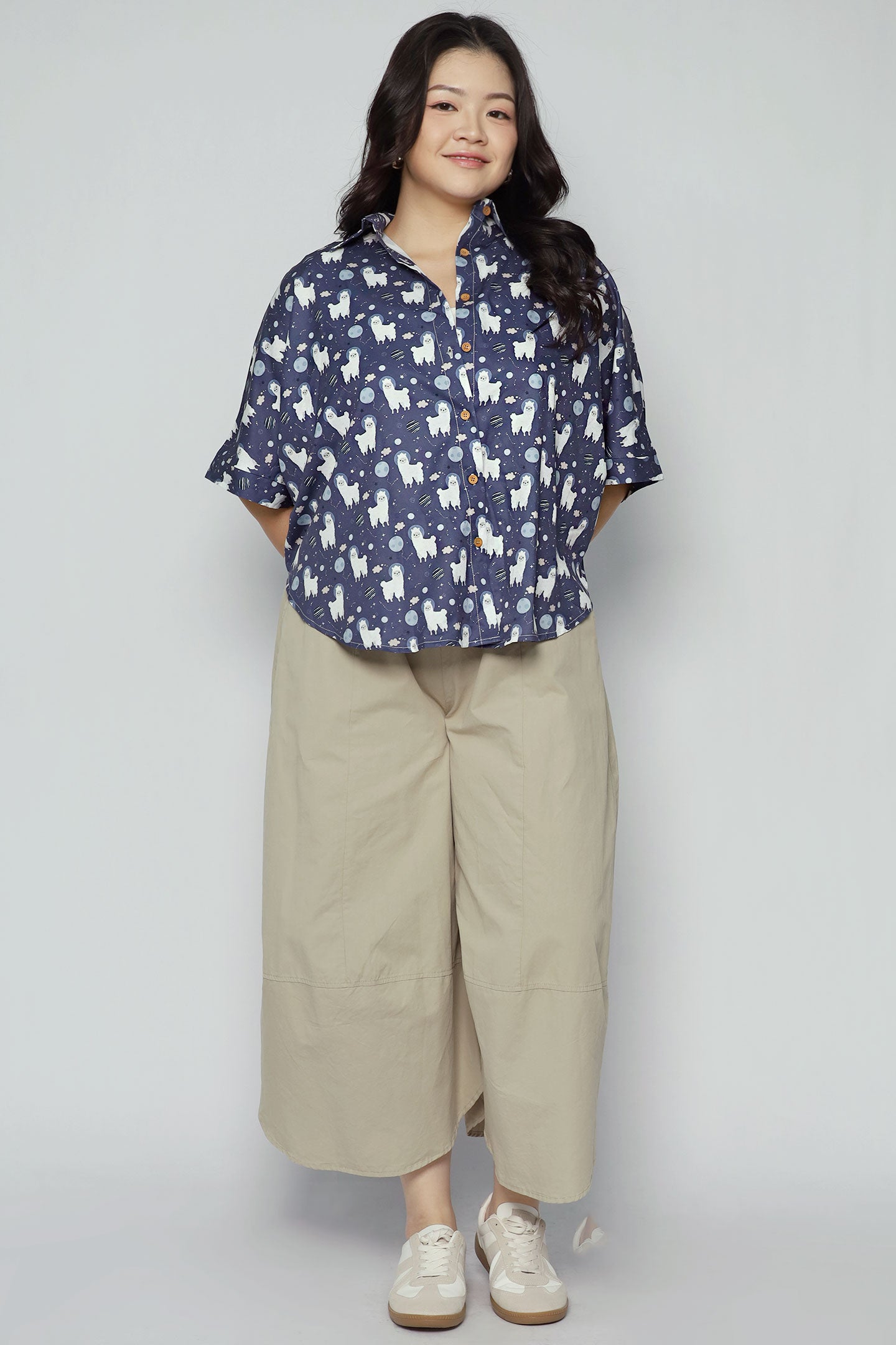Hans Shirt in Blue Alpaca Land