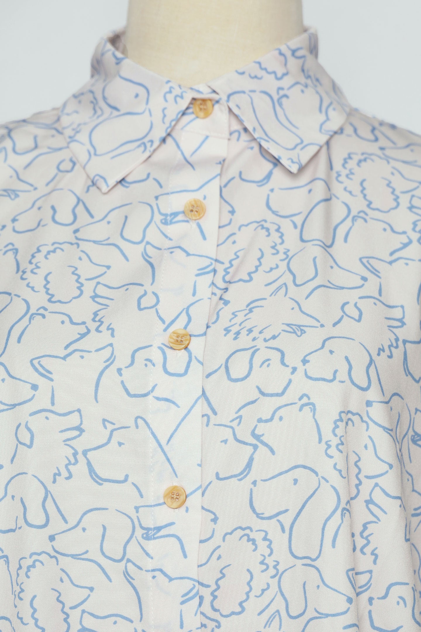 PO - Hans Shirt in Blue Dog Sketch