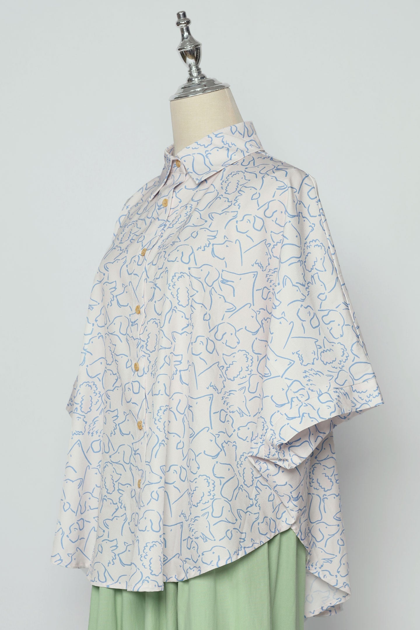 PO - Hans Shirt in Blue Dog Sketch