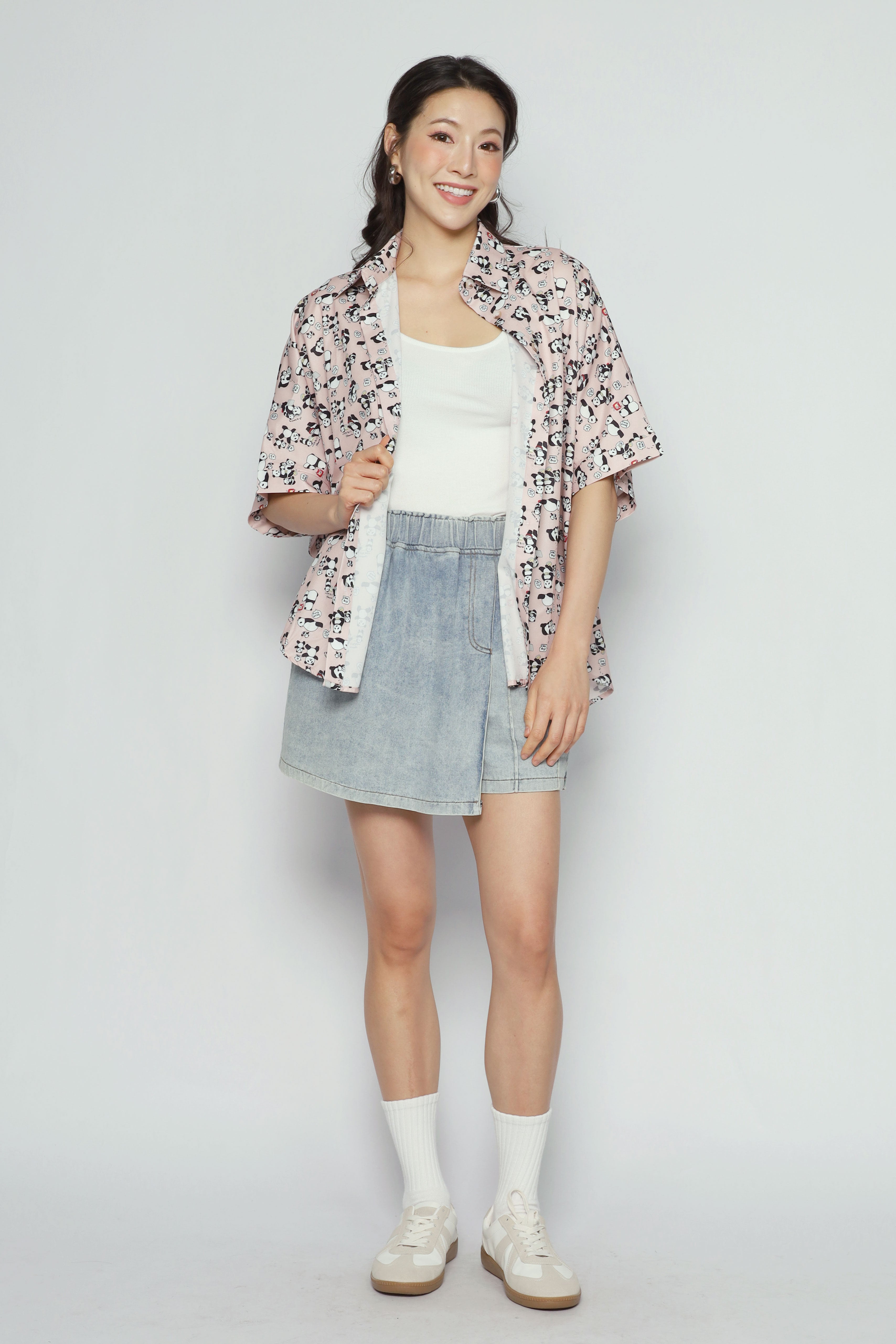 Hans Shirt in Pink Panda