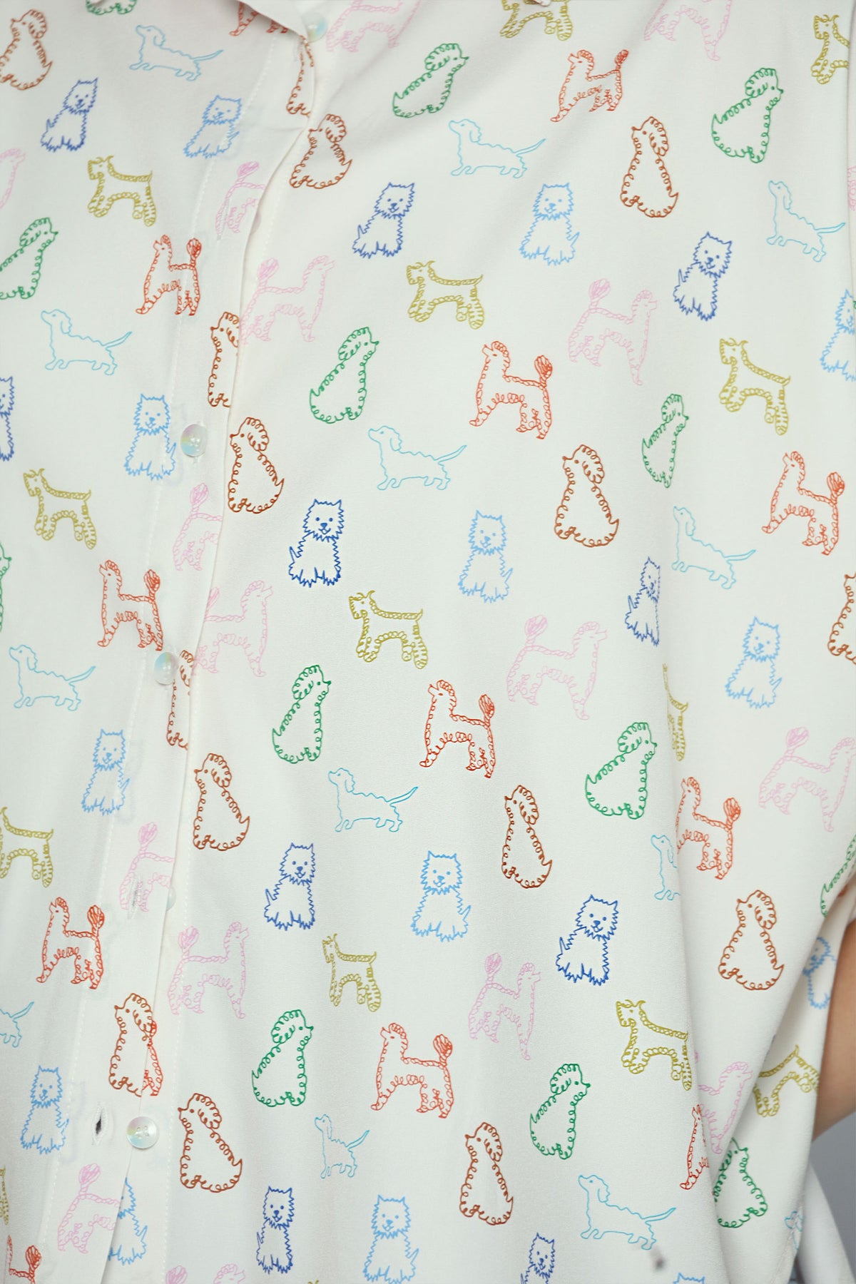 Hans Shirt in Rainbow Puppies