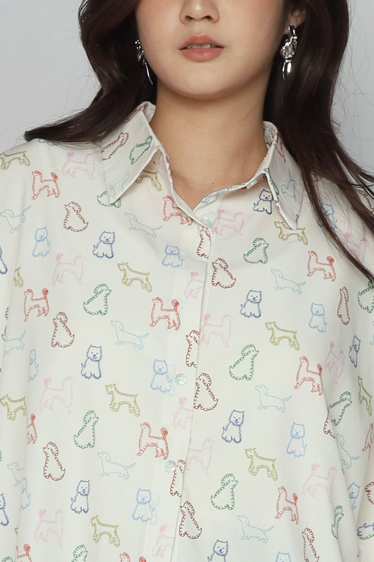 Hans Shirt in Rainbow Puppies