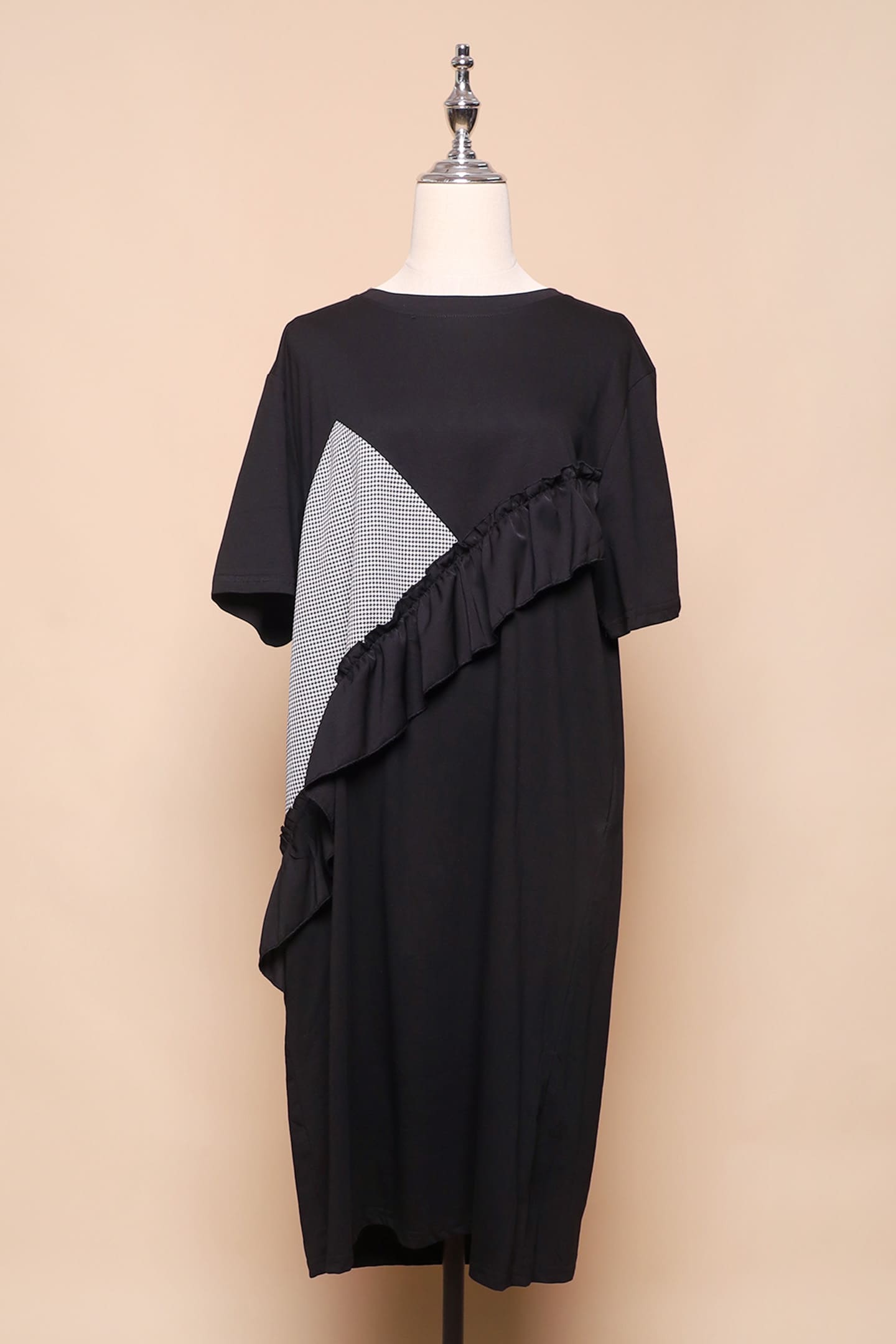 PO - Harlan Frill Dress in Black