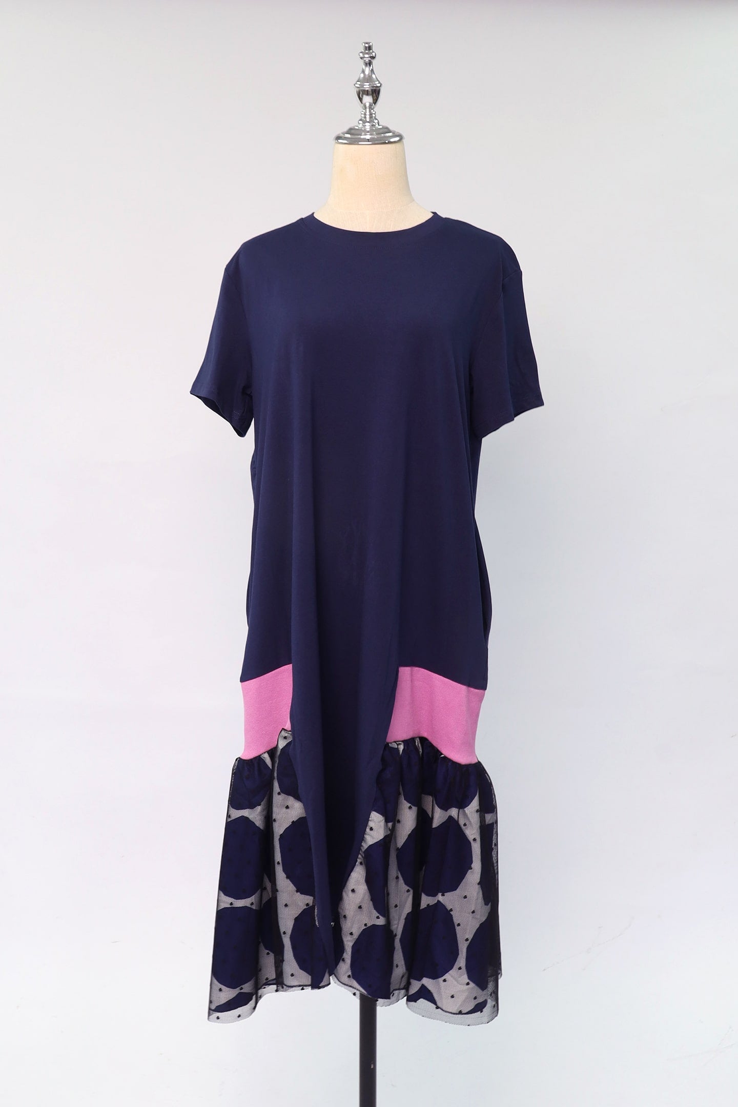 PO - Harlow Dress in Blue Circles