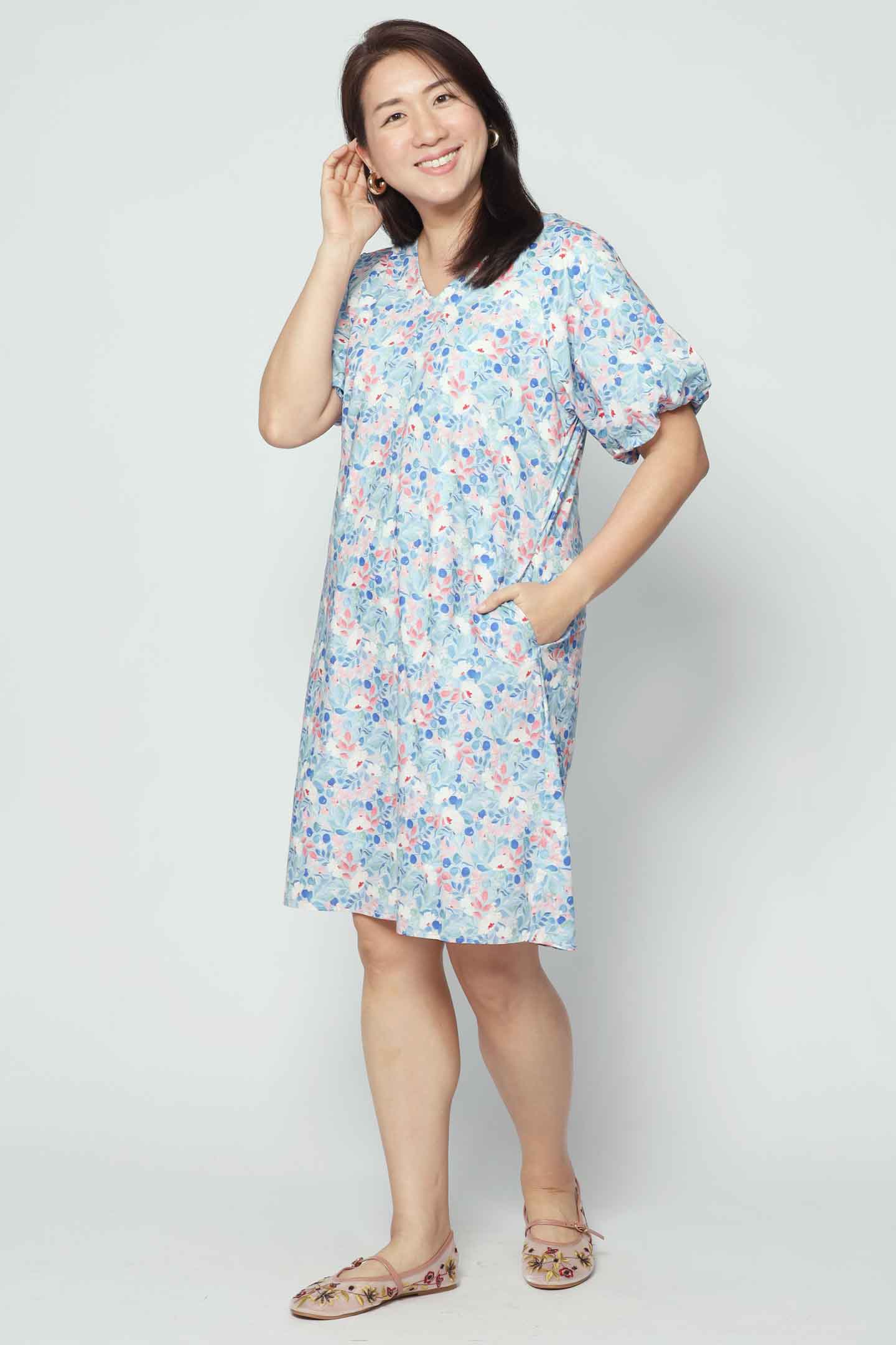 Haru Dress in Lunar Blossom