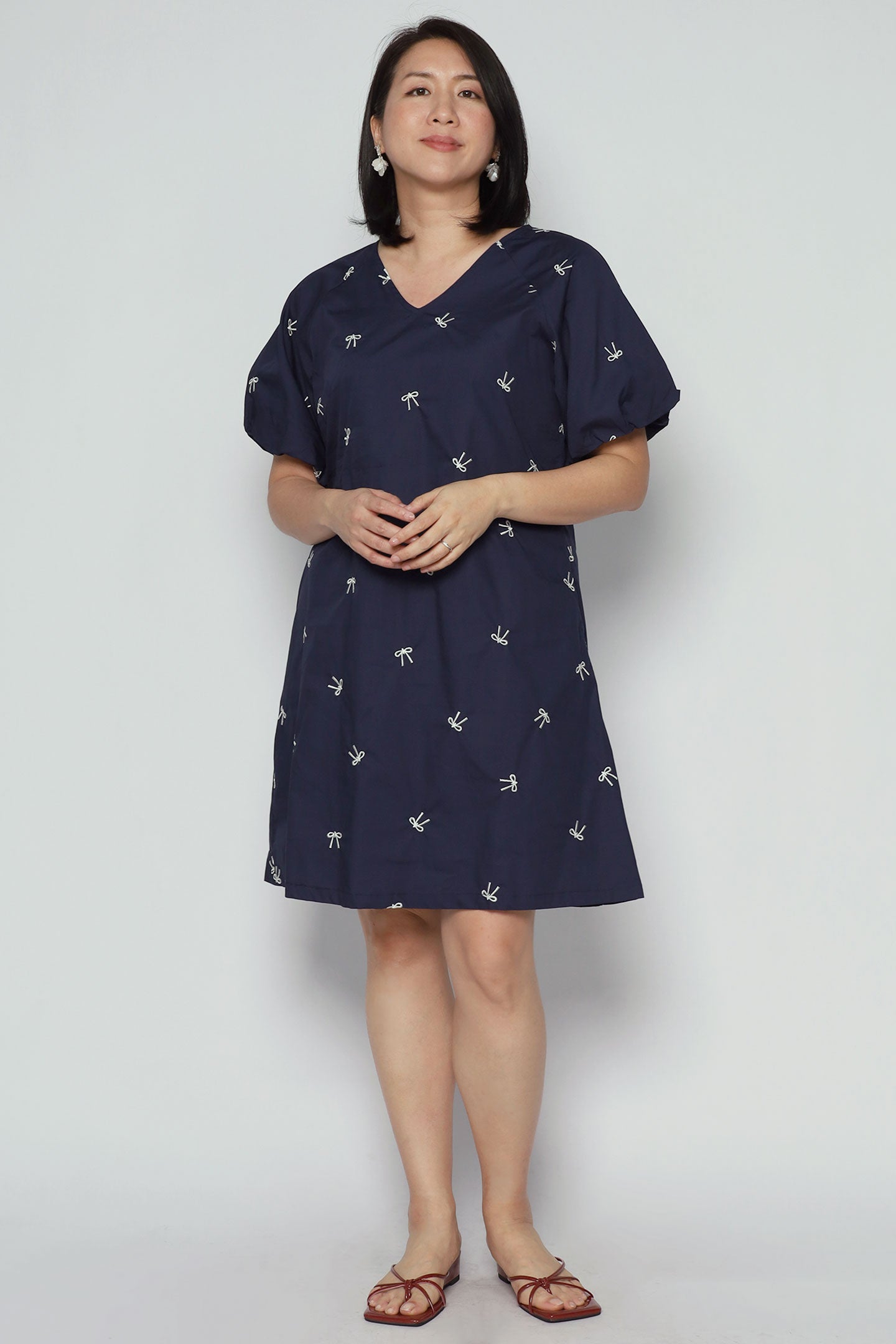 Haru Dress in Ribbon Bloom