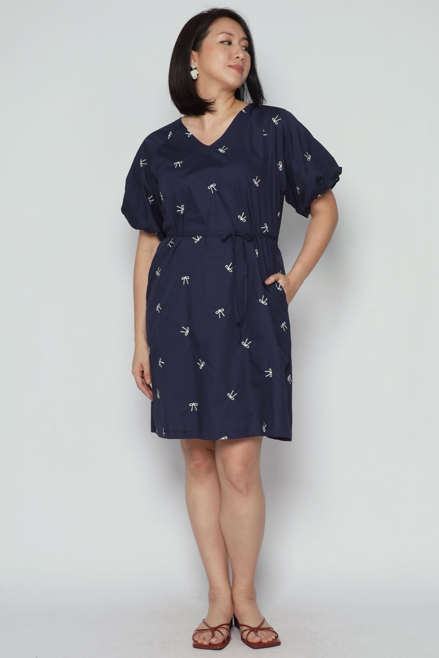 Haru Dress in Ribbon Bloom