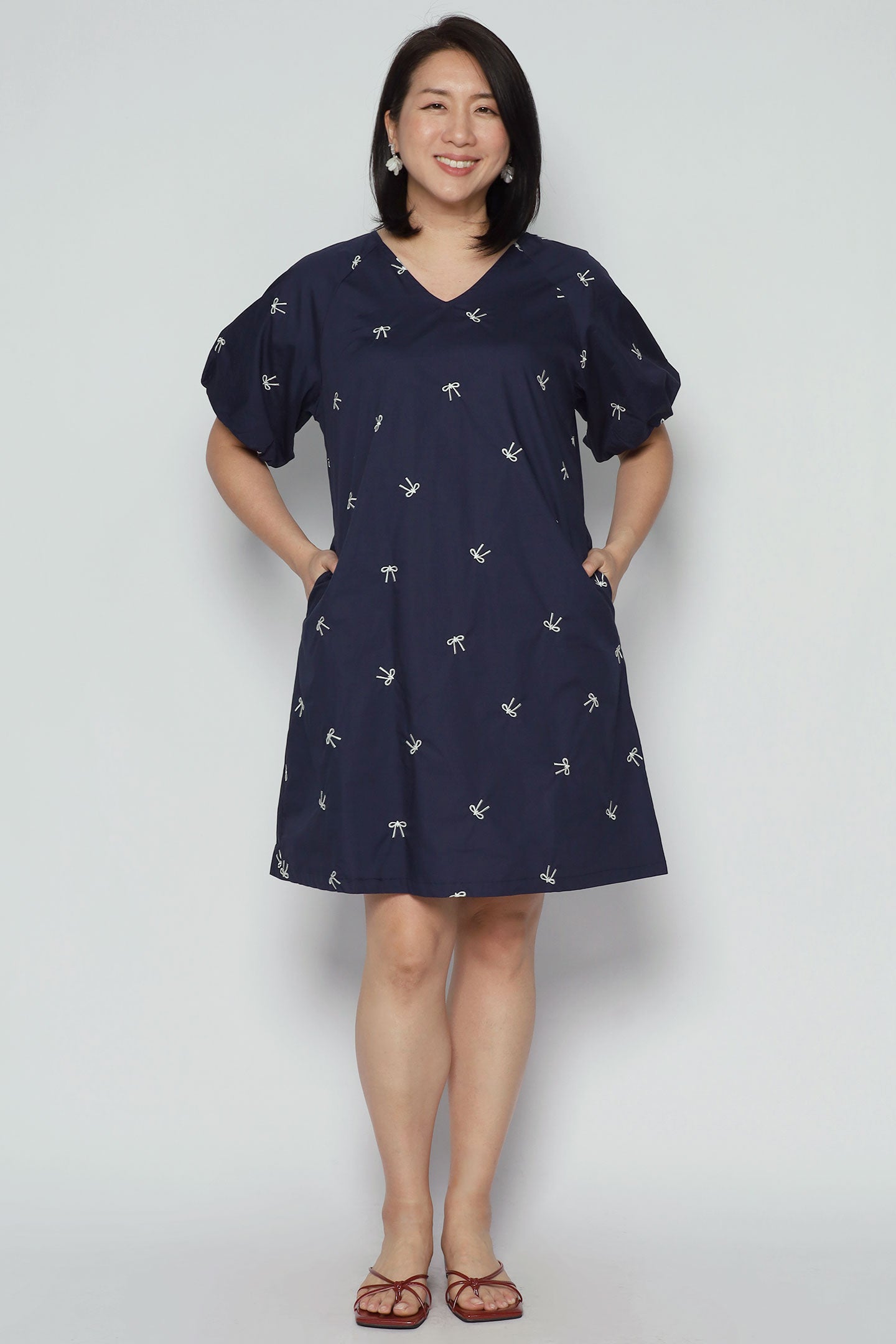 Haru Dress in Ribbon Bloom
