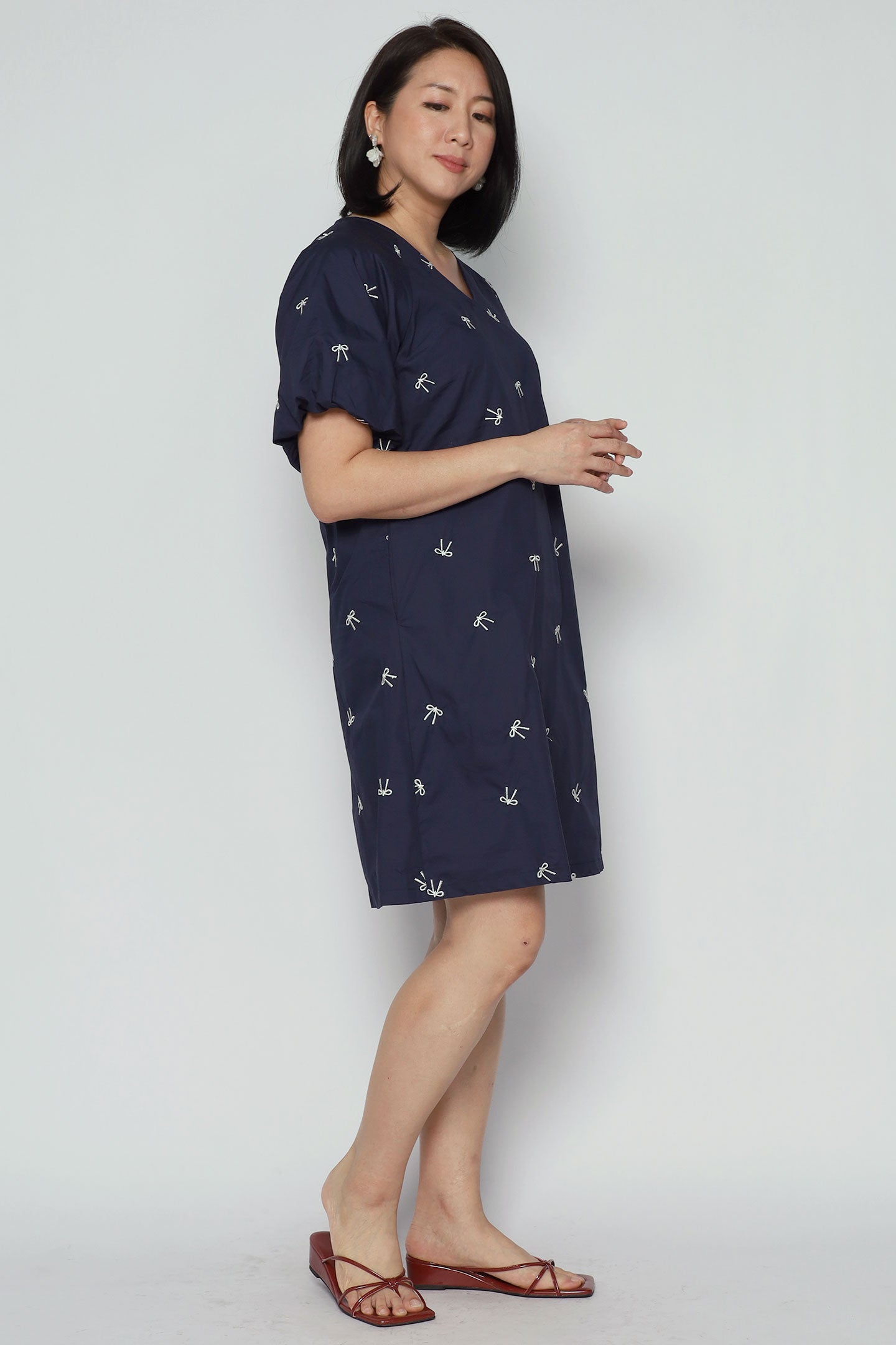 Haru Dress in Ribbon Bloom