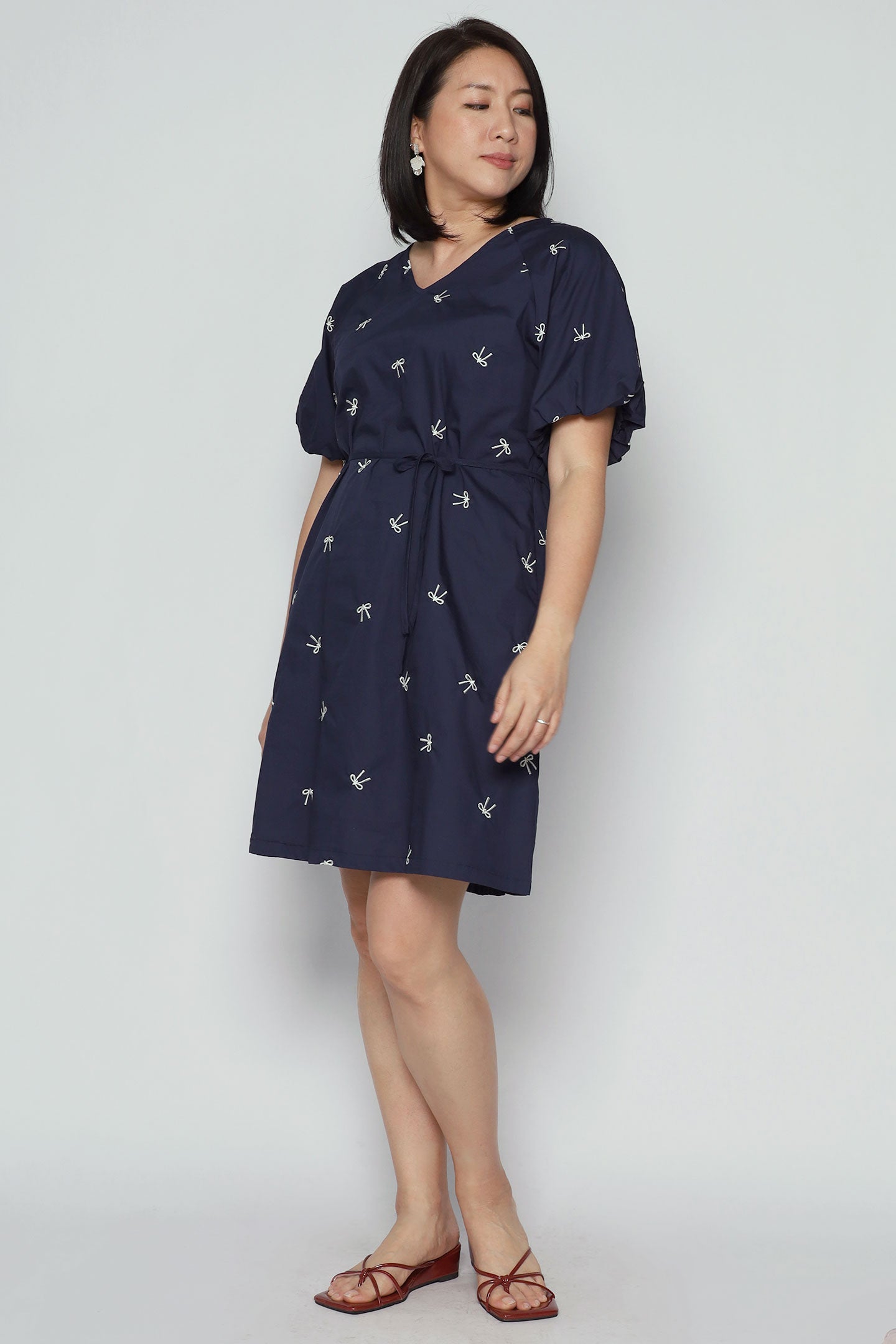 Haru Dress in Ribbon Bloom