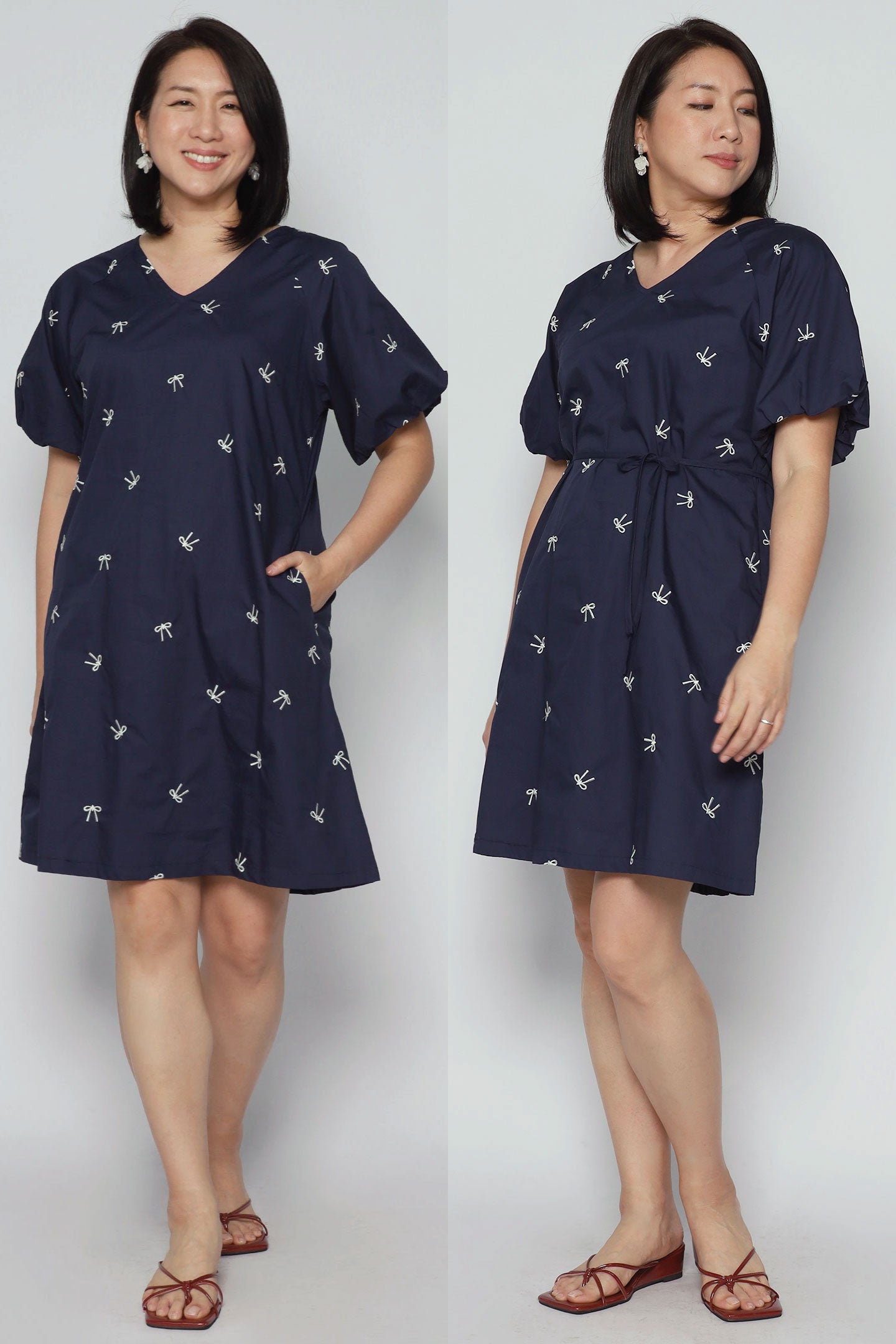 Haru Dress in Ribbon Bloom
