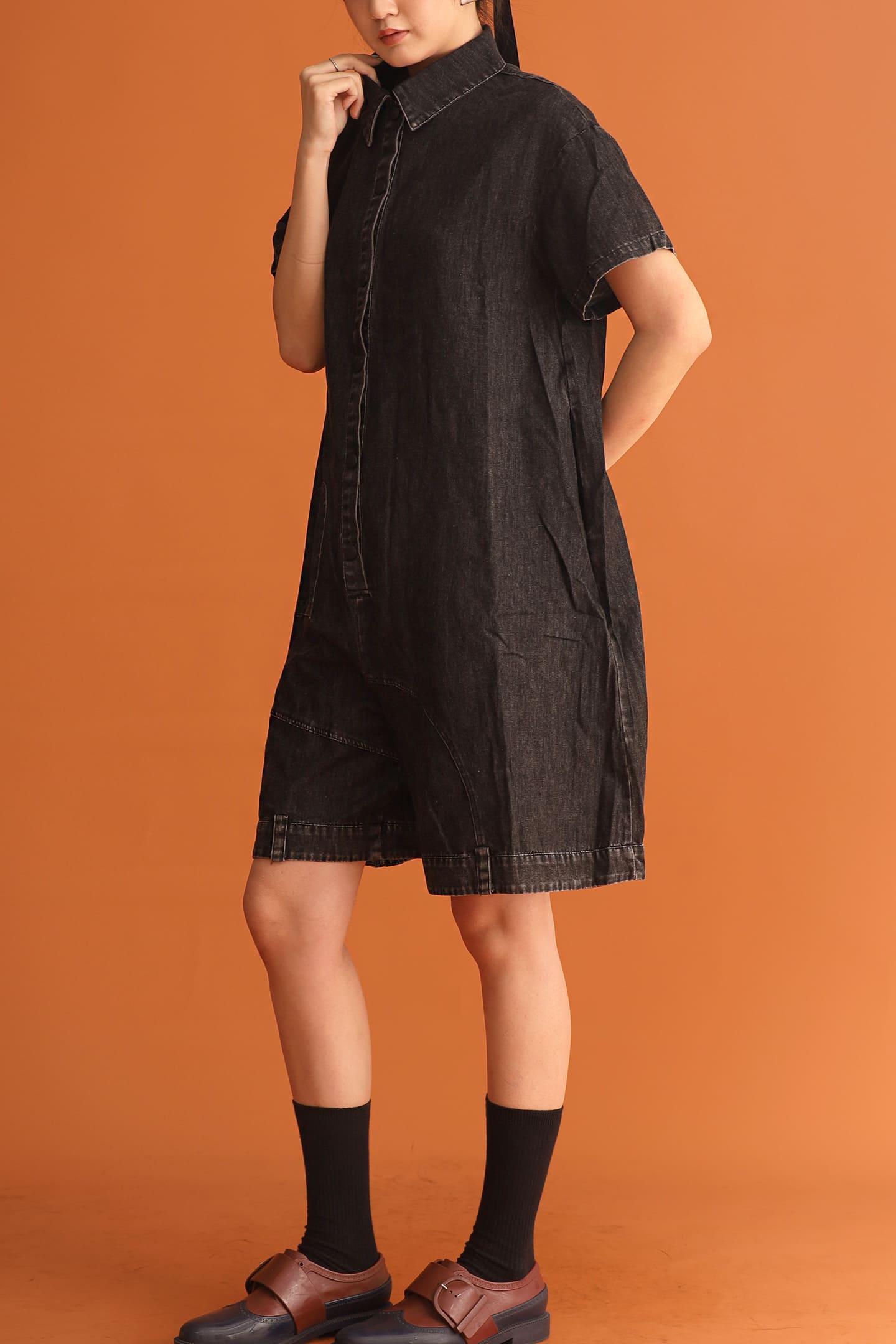 CHOSEN - The Highlight Denim Playsuit