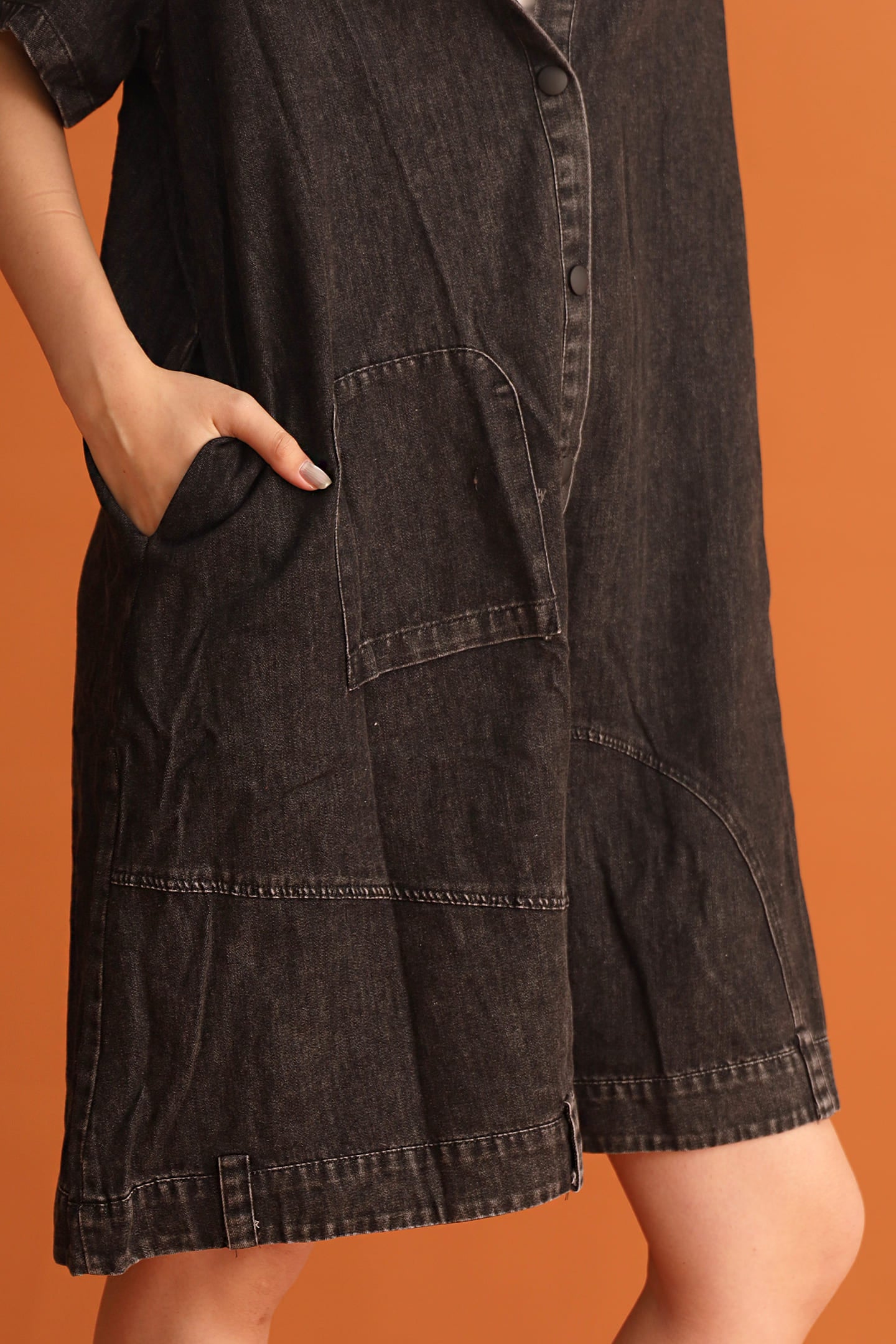 CHOSEN - The Highlight Denim Playsuit