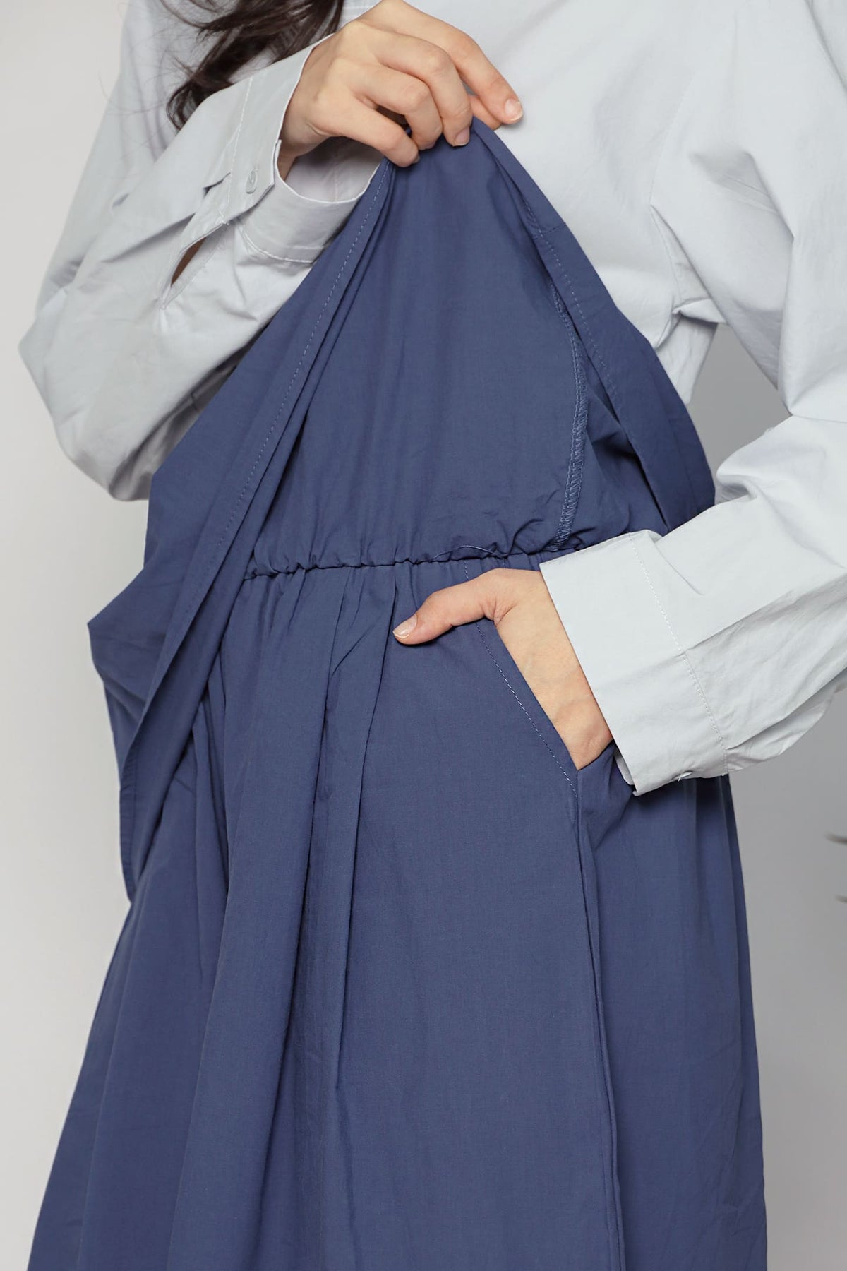 JOY - Hivana Layered Pants in Blue