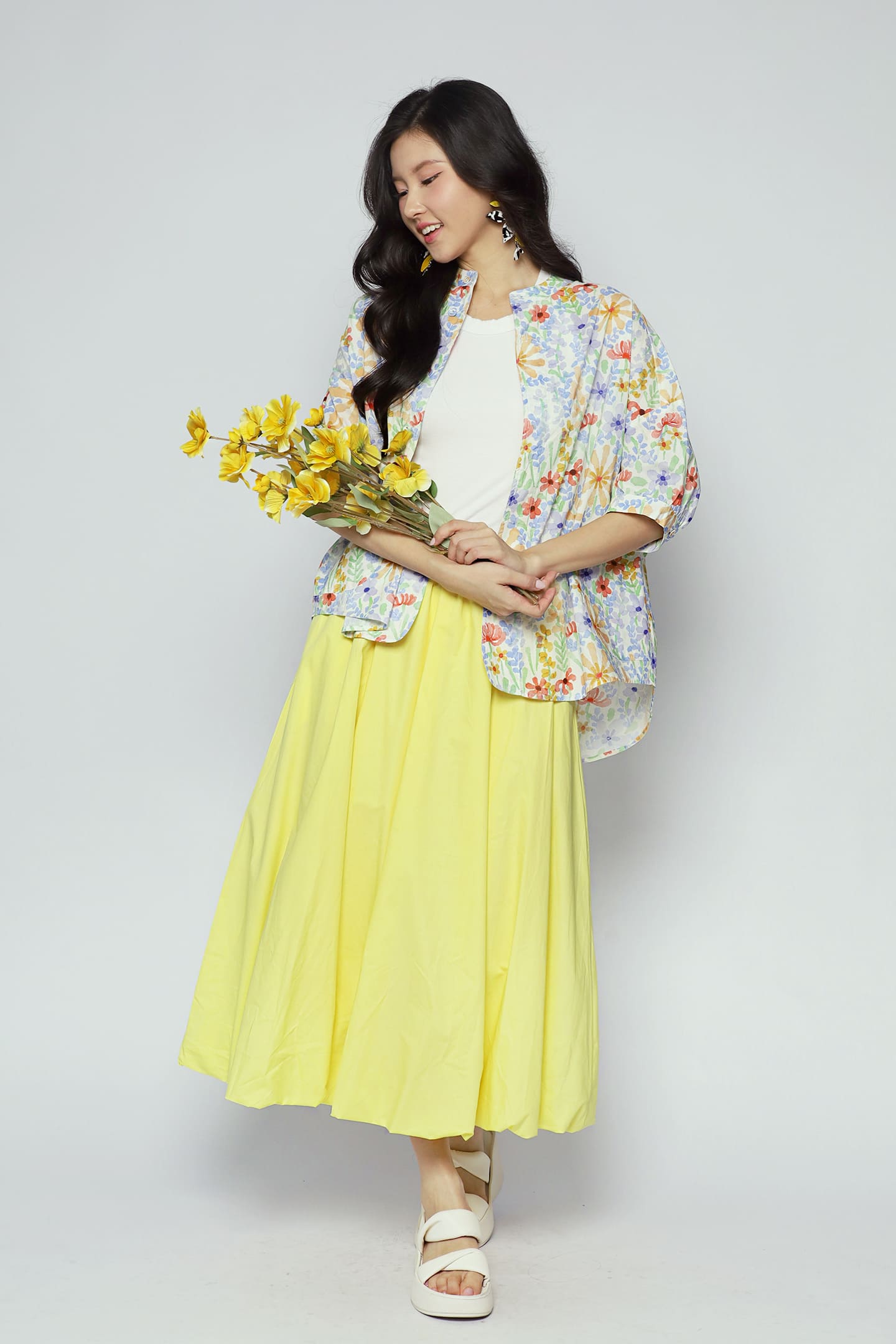 Hoka Skirt in Yellow