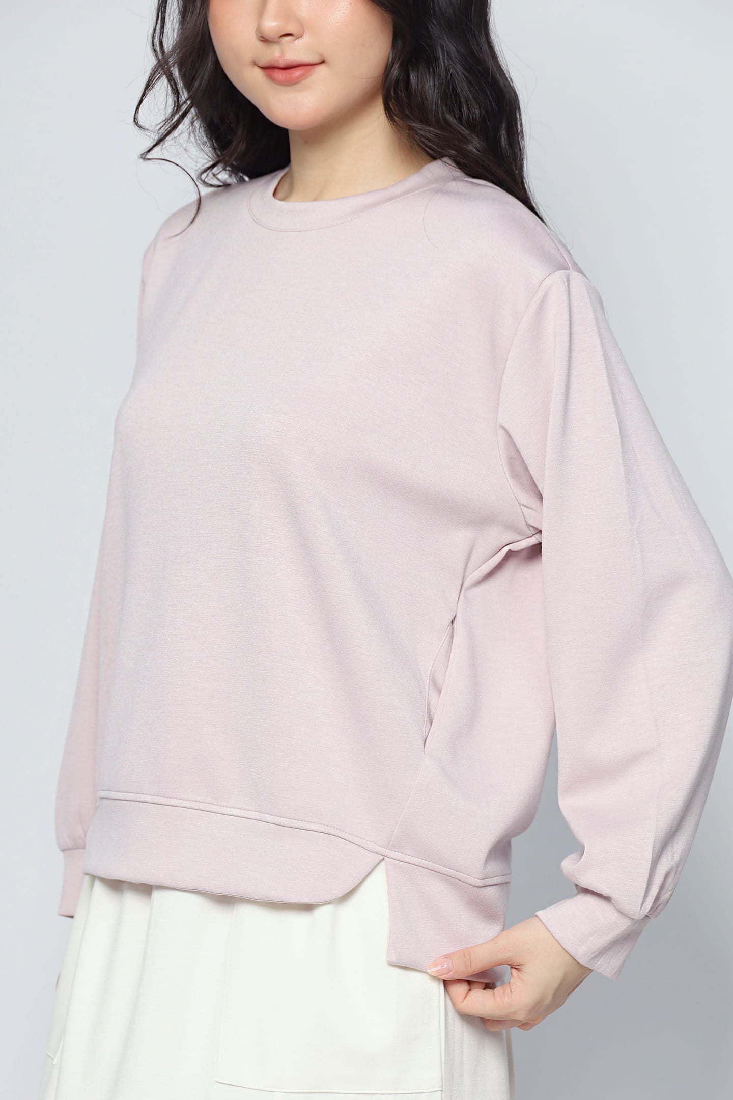 JOY - Holiday Mode Pullover in Pink