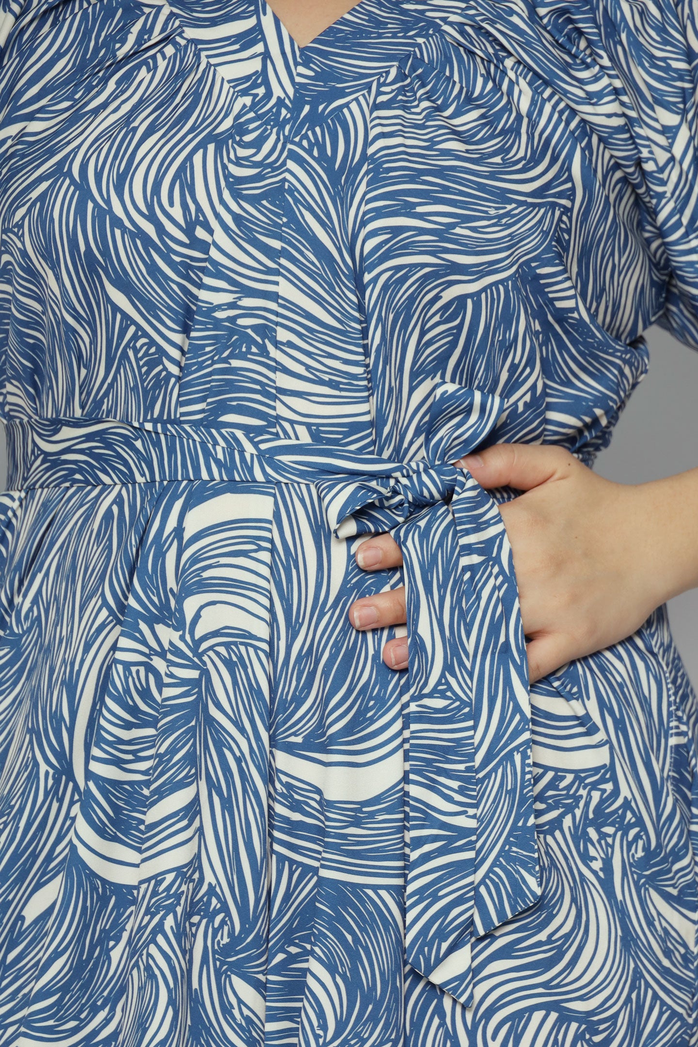 Houston Jumpsuit in Blue Current