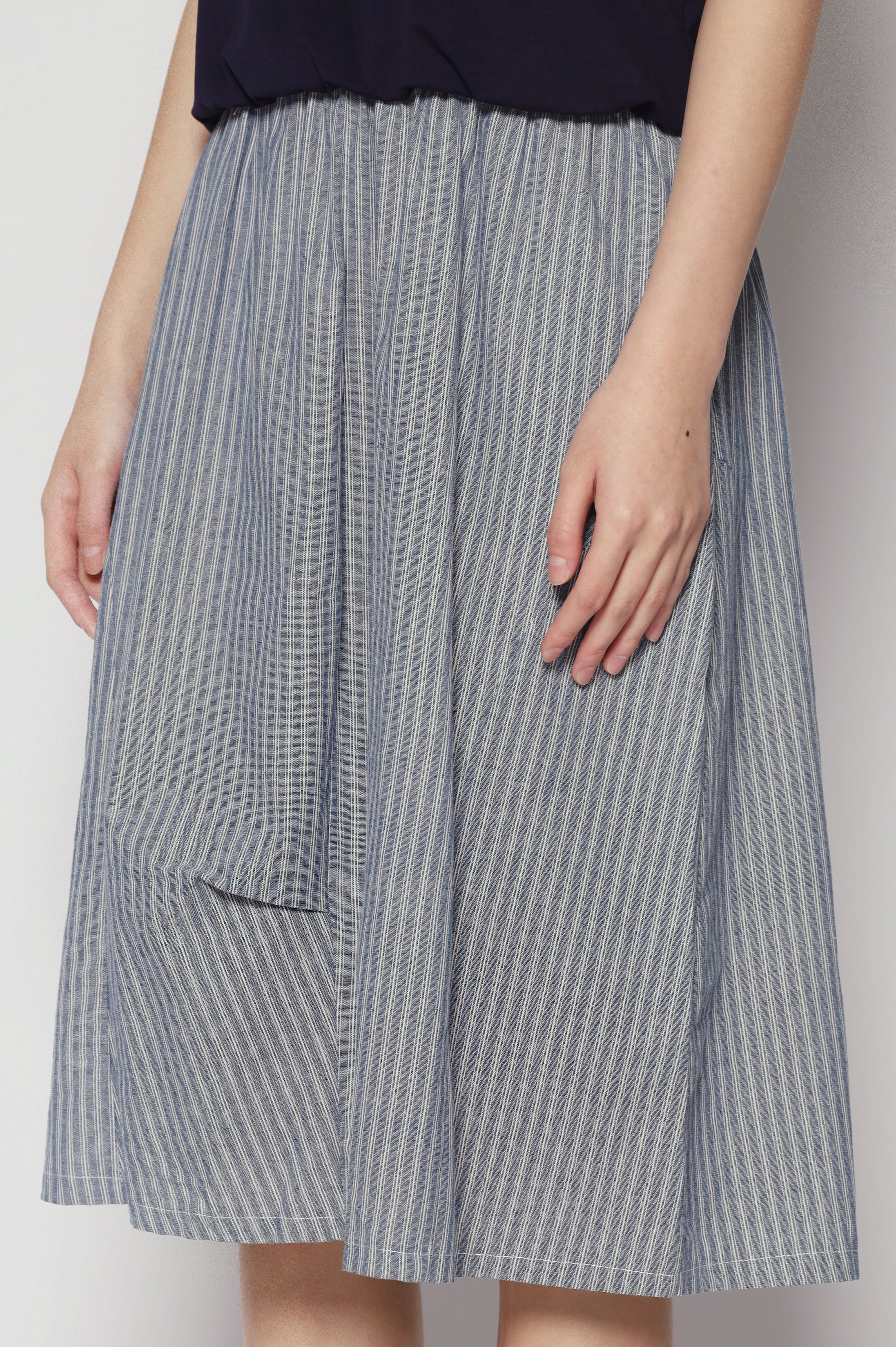 Hung Stripe Dress in Blue