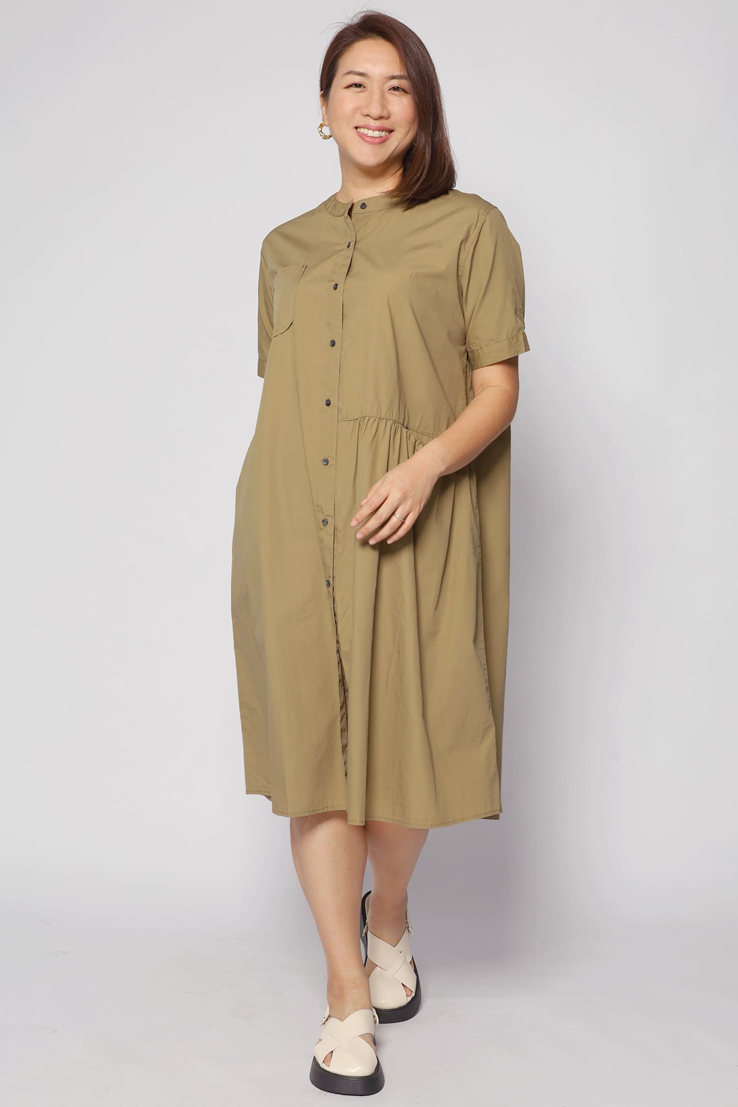 Hunter Dress in Khaki