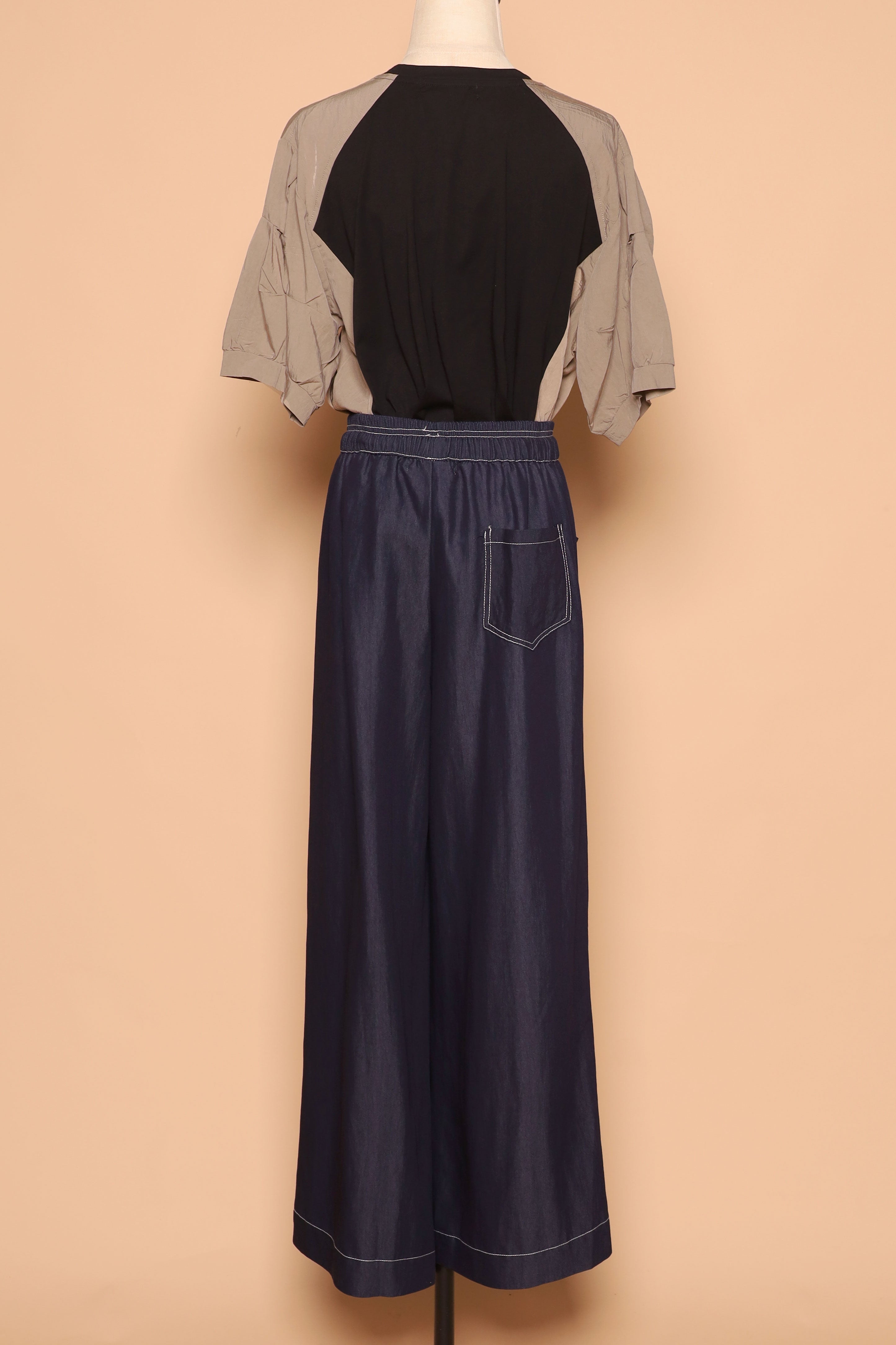 PO - Ida Colourblock Top in Khaki