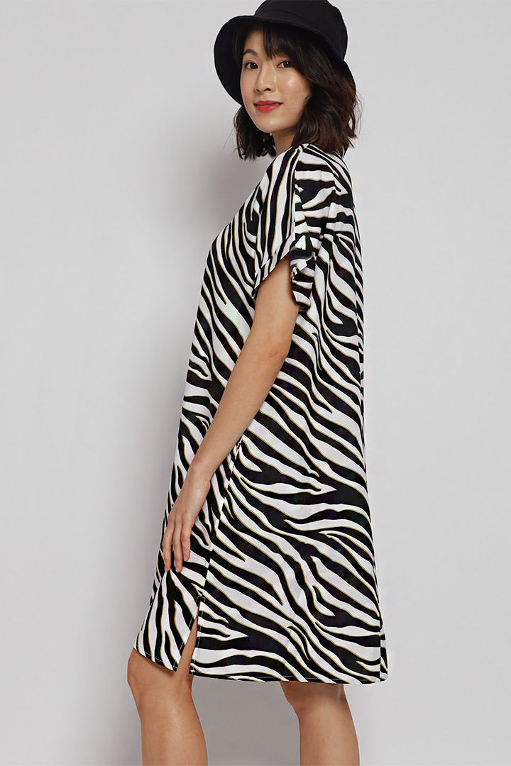 Penn Dress in Zebra