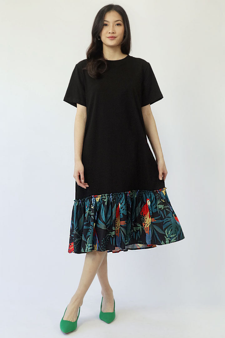 Robyn Dress in Parrot Prints