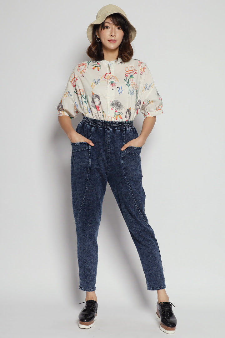 Tove Jeans in Faded Blue