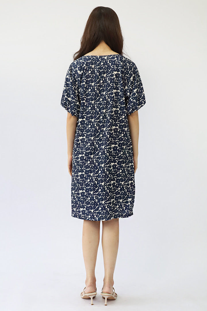 Haru Dress in Blue Floral